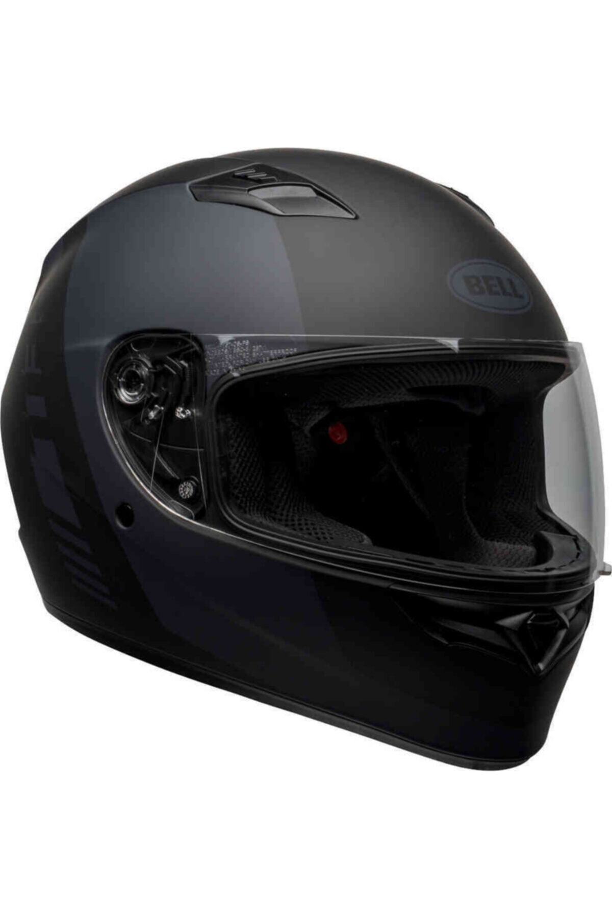 Bell Qualıfıer Turnpıke Matte Black/gray Kapalı Kask