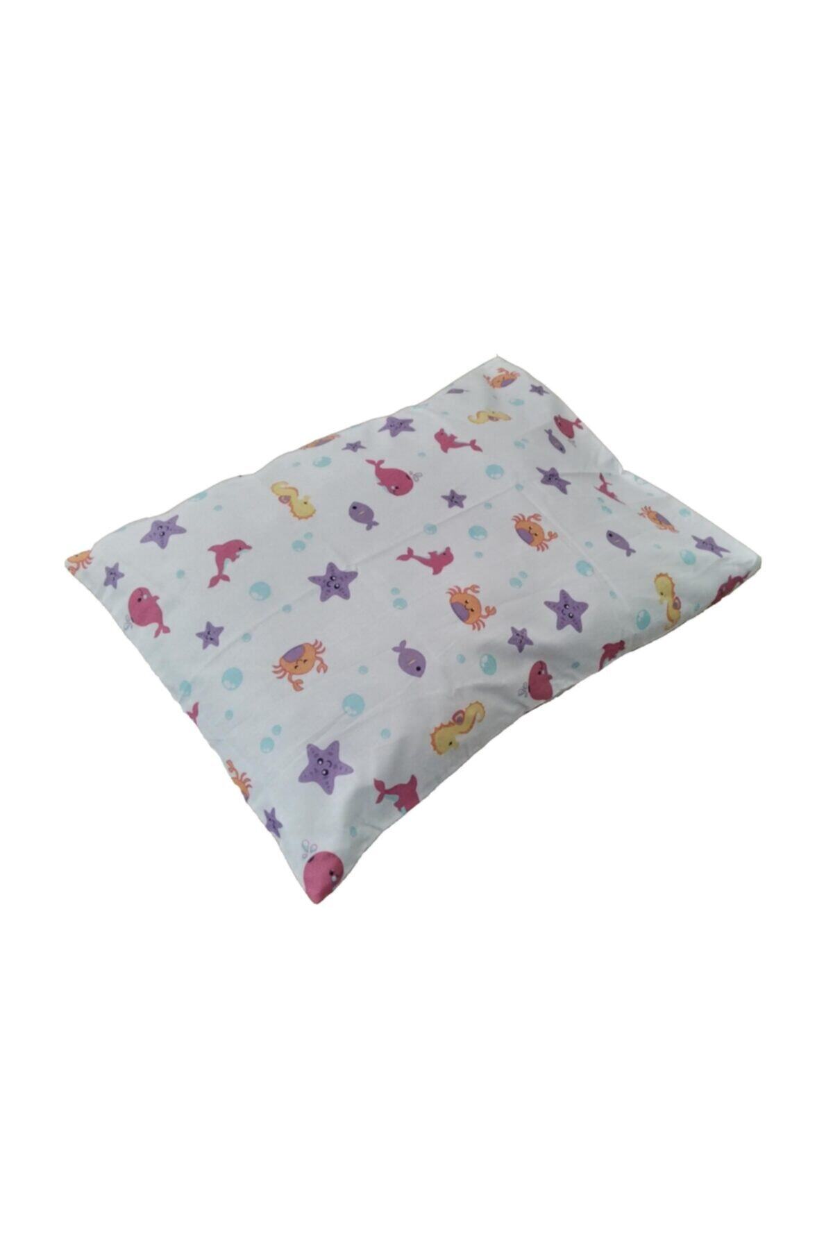 Moje Bebek Yastığı Ve Yastık Kılıfı 35x40cm Akvaryum Pembe