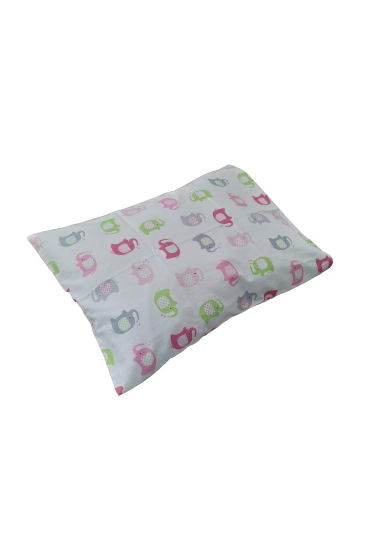 Moje Bebek Yastığı Ve Yastık Kılıfı 35x40cm Filli Pembe