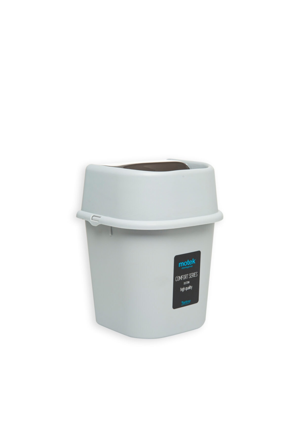 Motek Banyo Çöp Kovası (GRİ) - 3 Lt