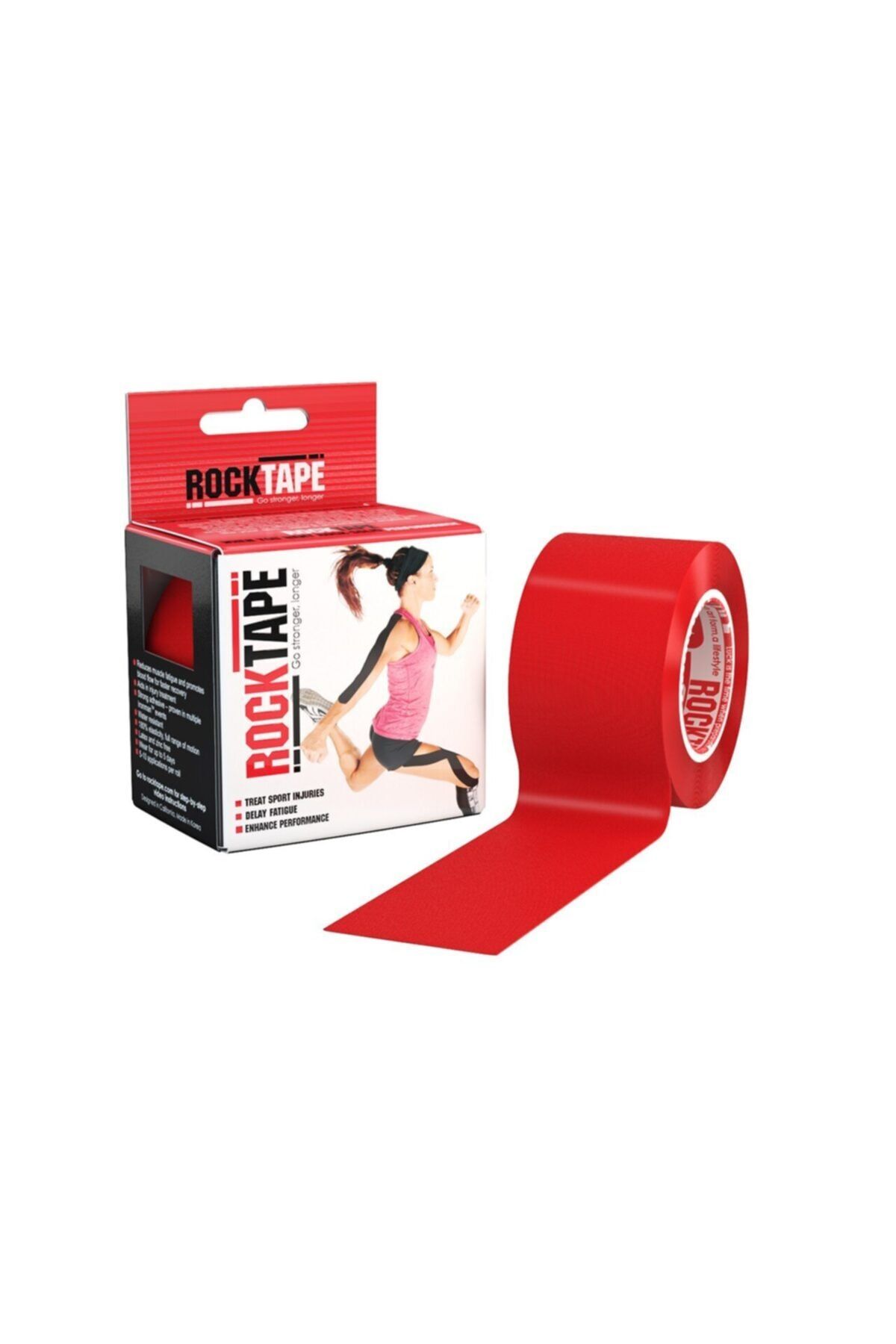 ROCKTAPE Standart Kinesio Ağrı Bandı (5 cm X 5 mt) Kırmızı