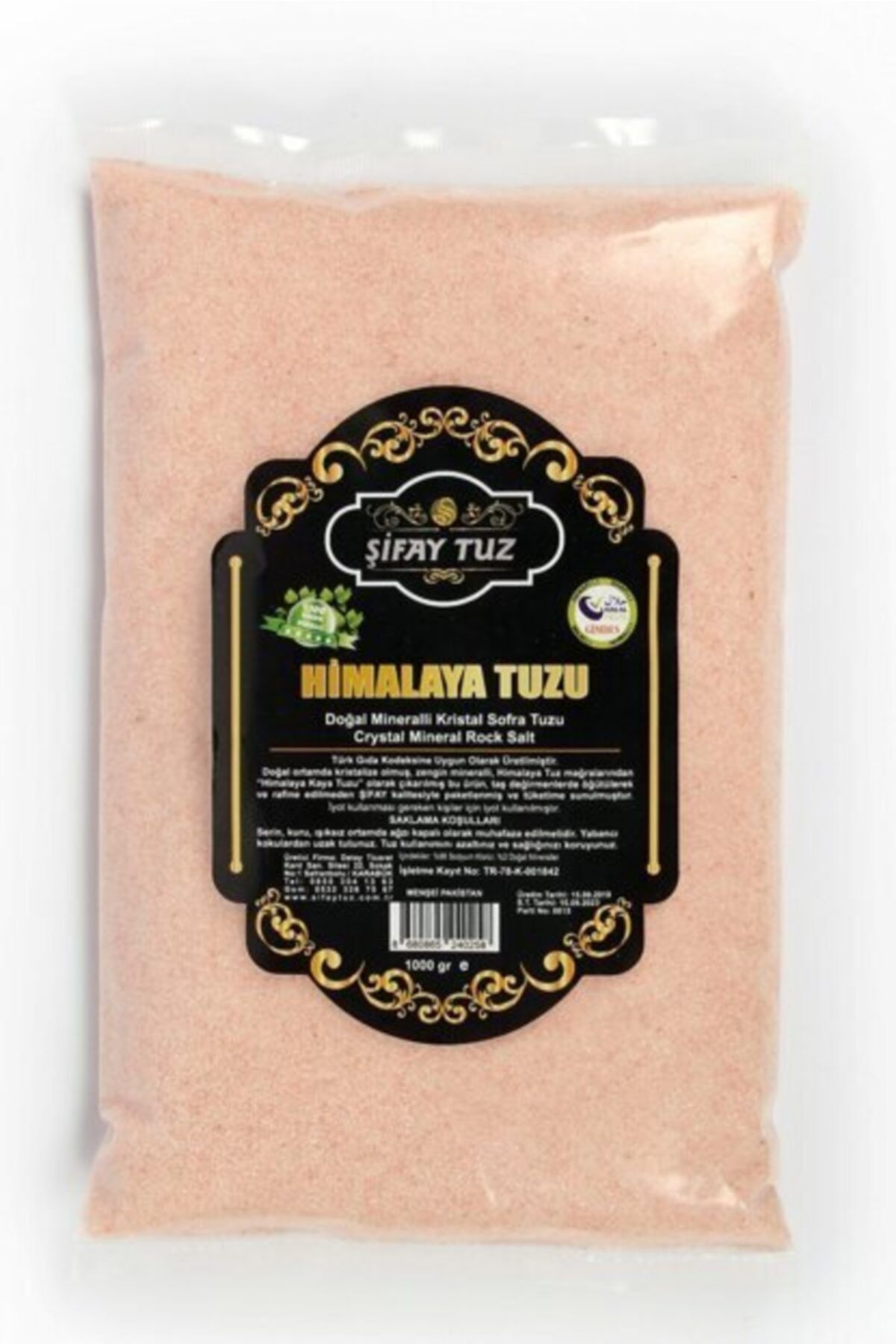 Şifay Himalaya Sofrada Öğütme  Pembe Tuz 1000gr