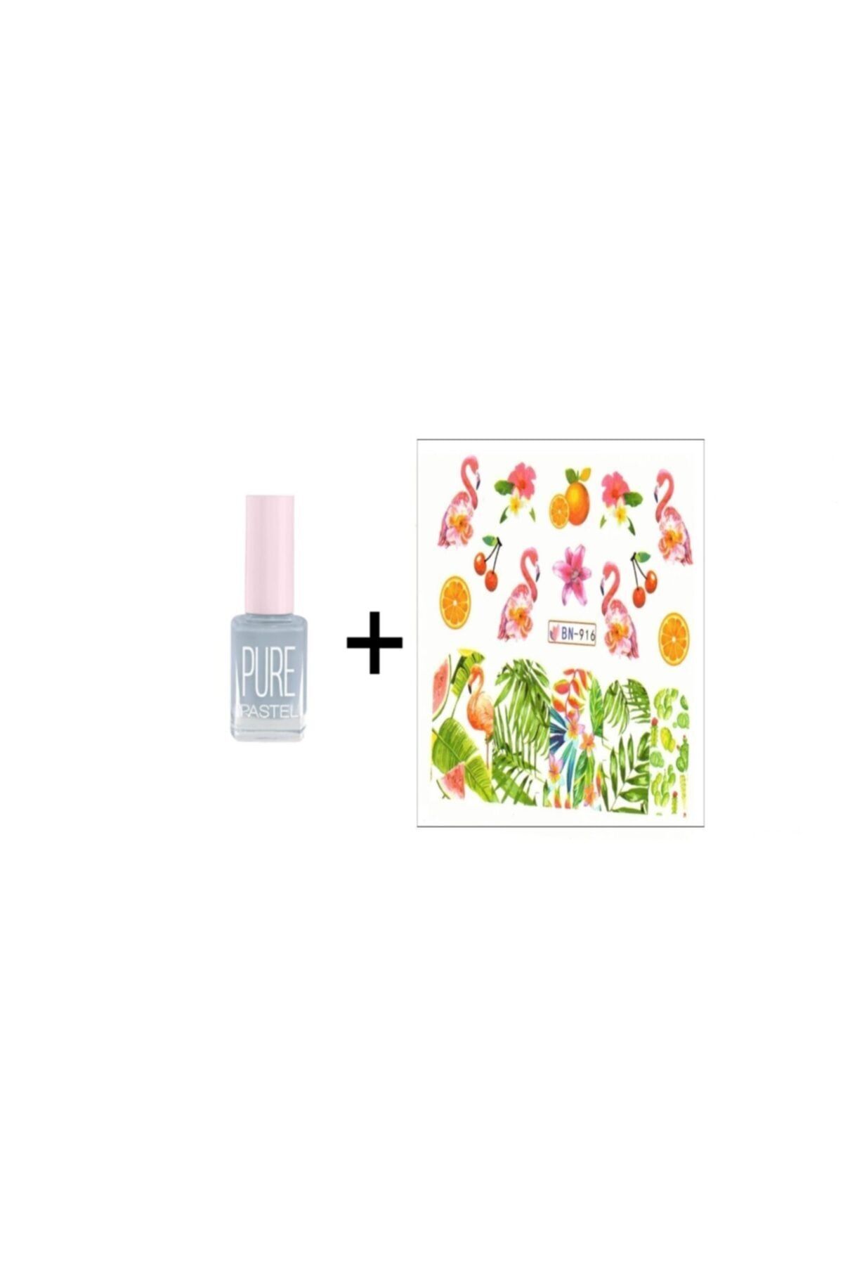 Pastel Pure Oje No 610 Nail Art Tırnak Stickerı Bn-916