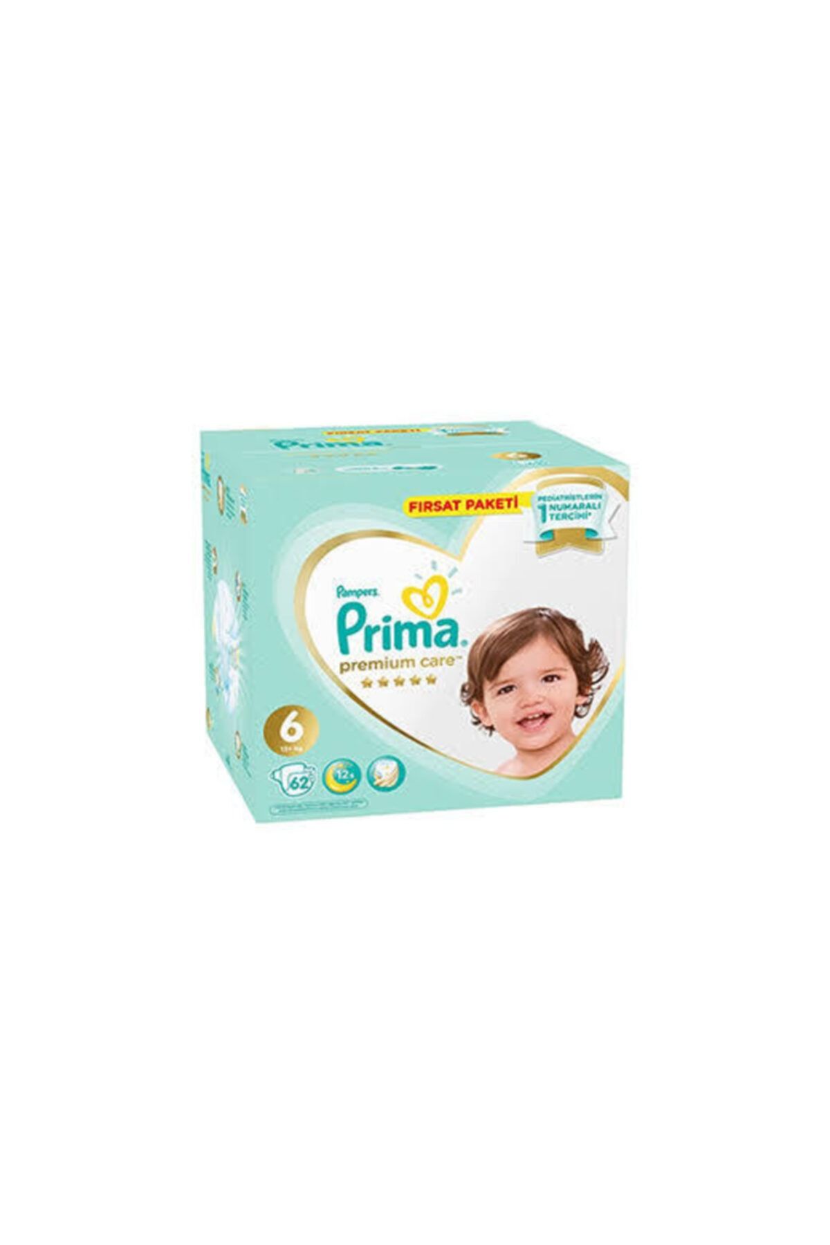 Prima Bebek Bezi Premium Care 6 Beden 62 Adet Ekstra Large