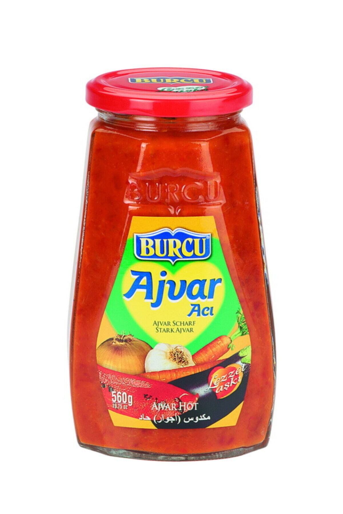 BURCU Ajvar Acı Kahvaltılık Sos 560 gr