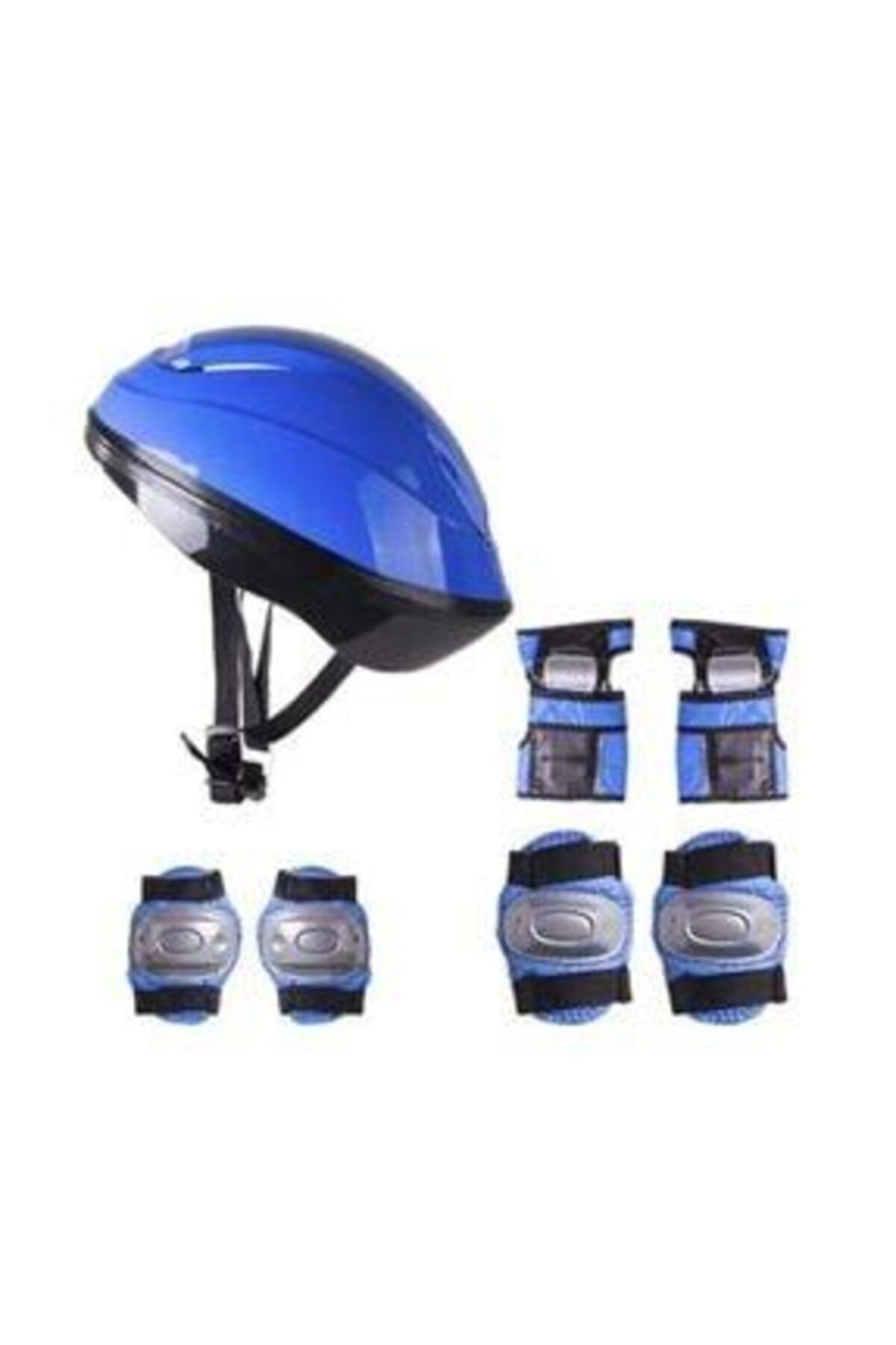 ROTAMZİRVE Paten Koruyucu Set Dizlik Dirseklik Mavi Rz-746