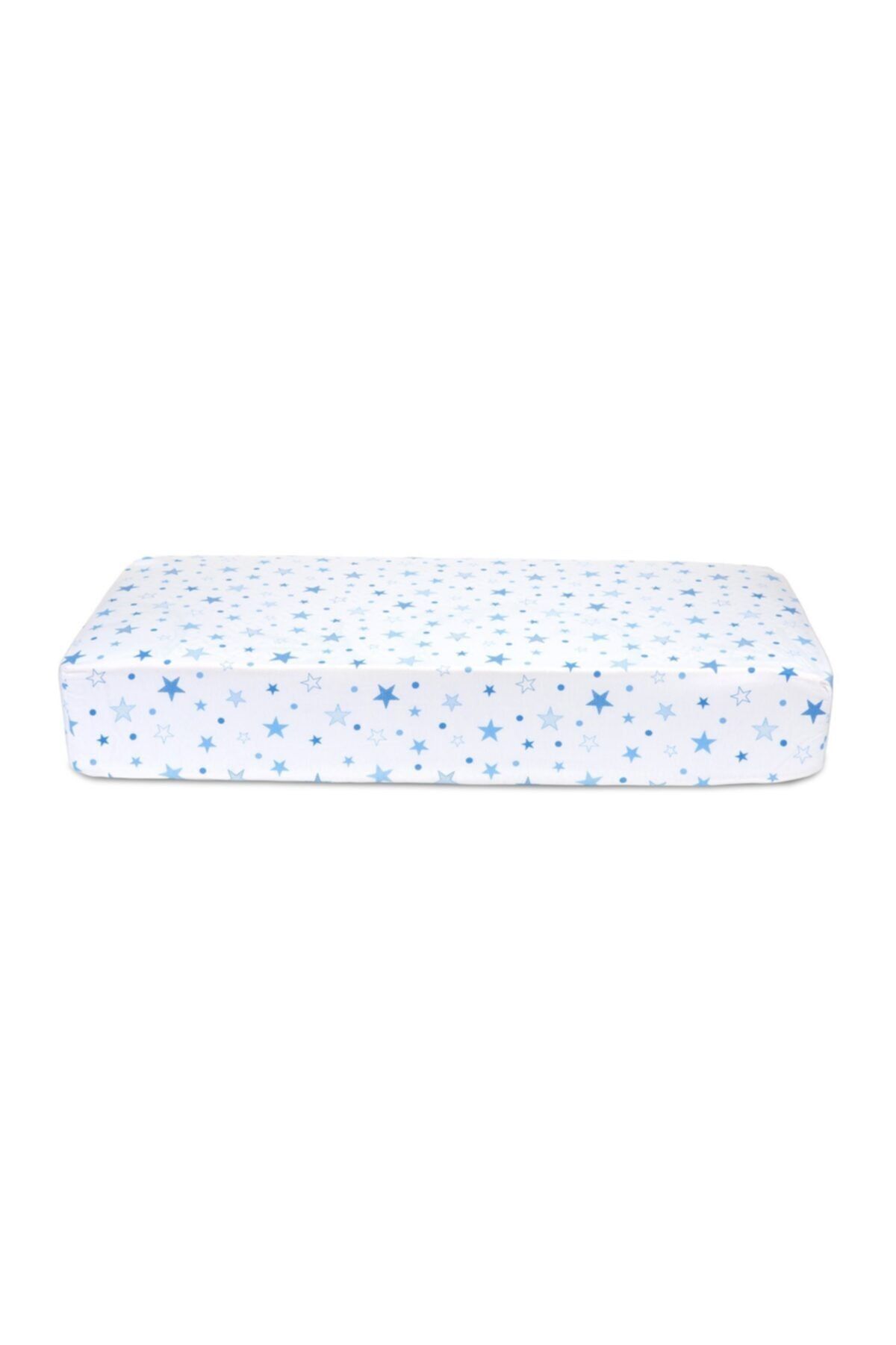 Sluupy Blue Star Fitted Bebek Çarşafı 80 X 140 Cm