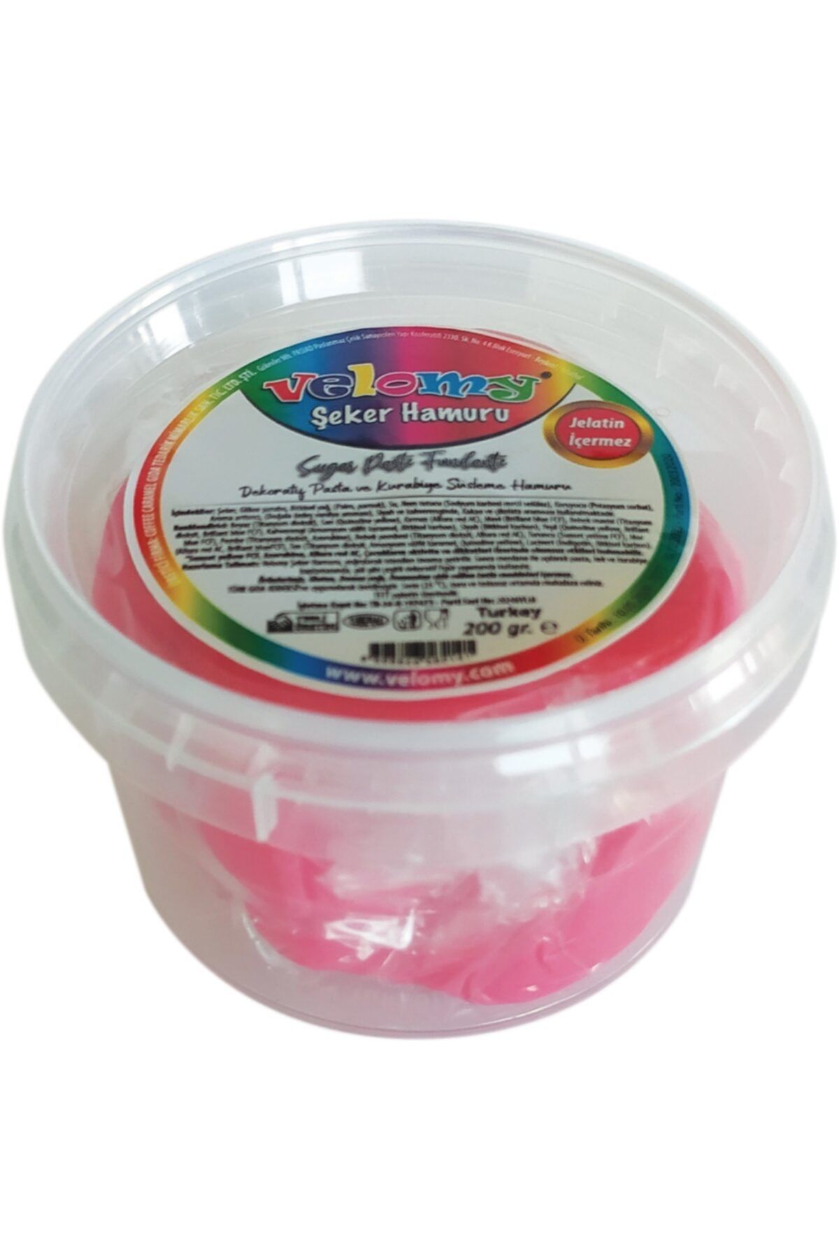 velomy Kahverengi Şeker Hamuru 200 Gr