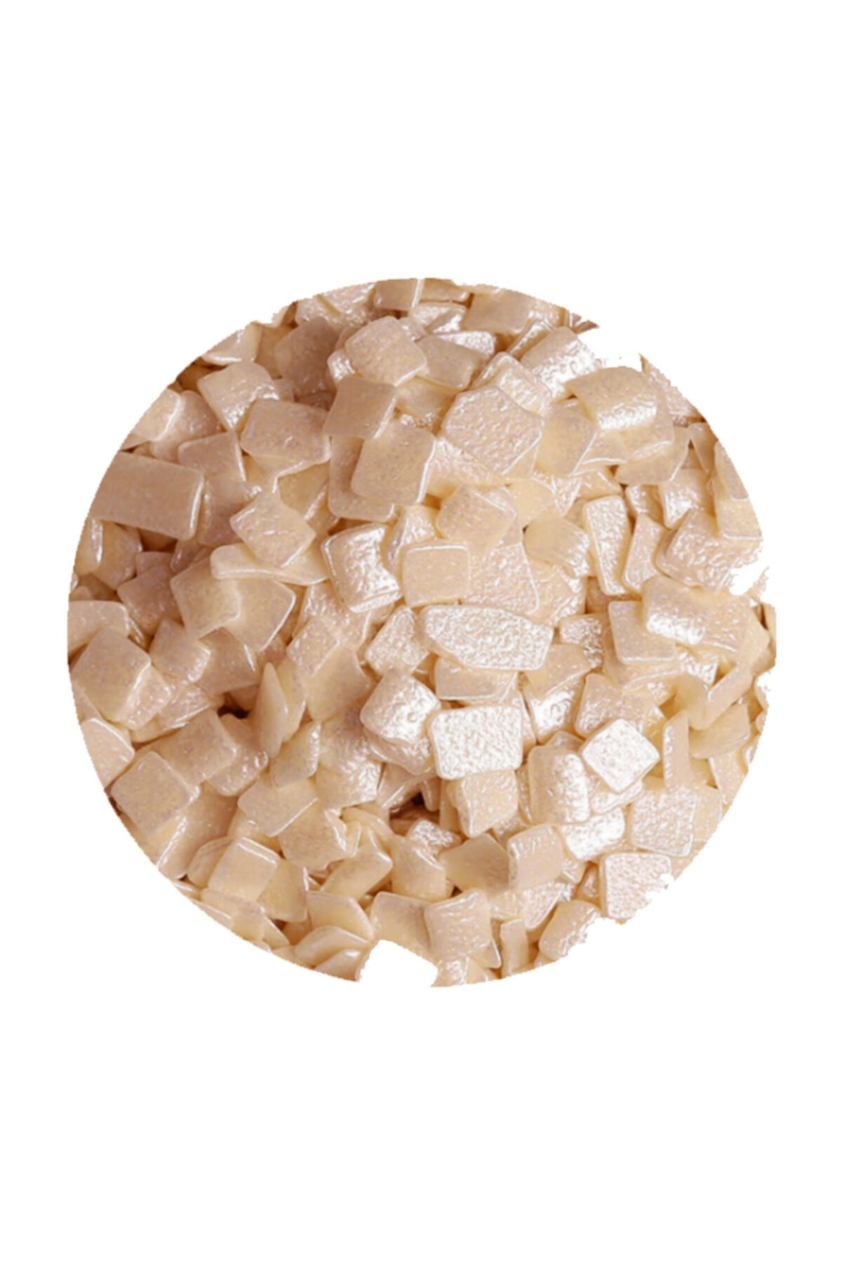PASTRY PLANET Korinitta Fildişi Mozaik Sedef Çikolata -200 Gr
