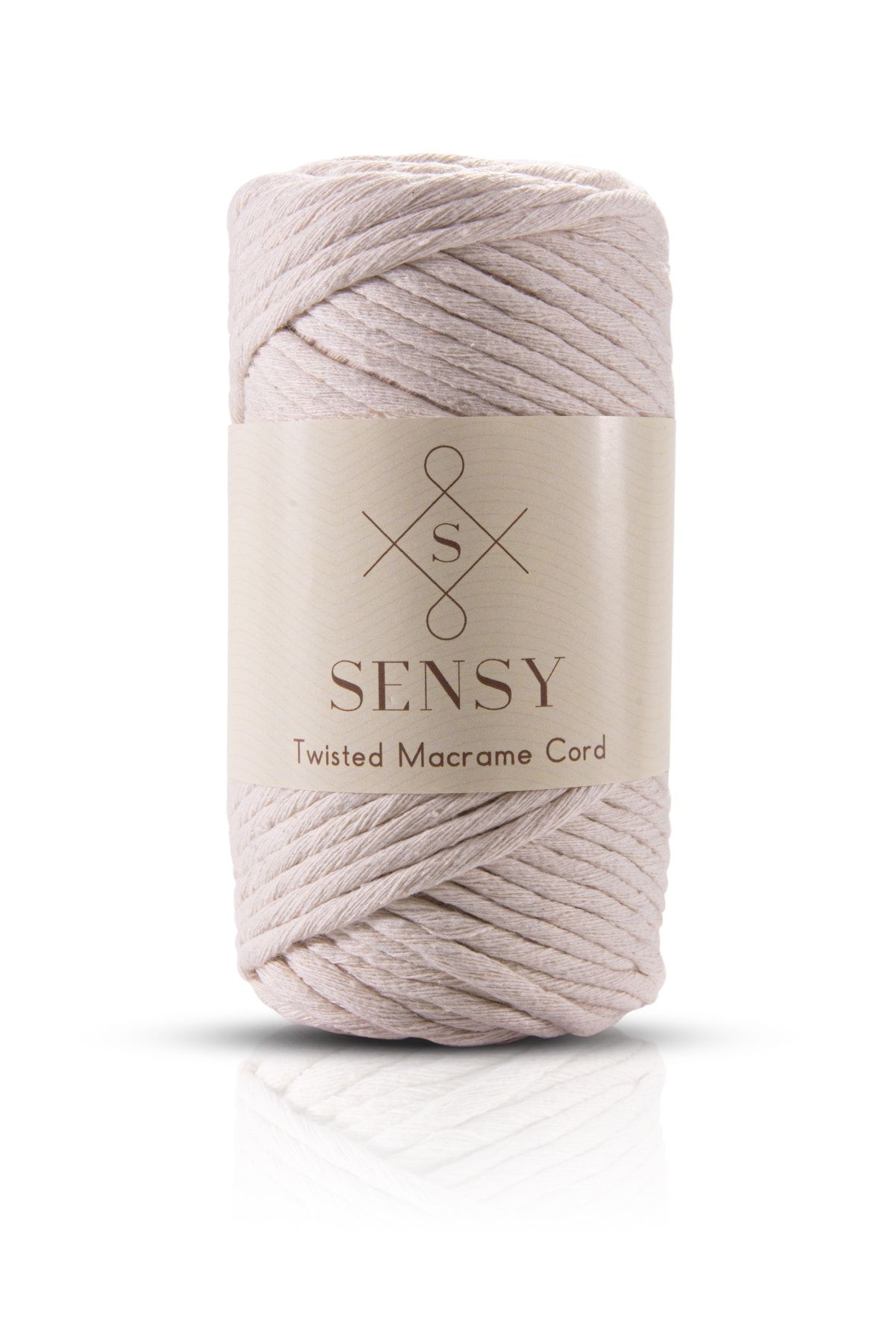 SENSY Premium Taranan Makrome Makrame Hobi Ipi Ekru