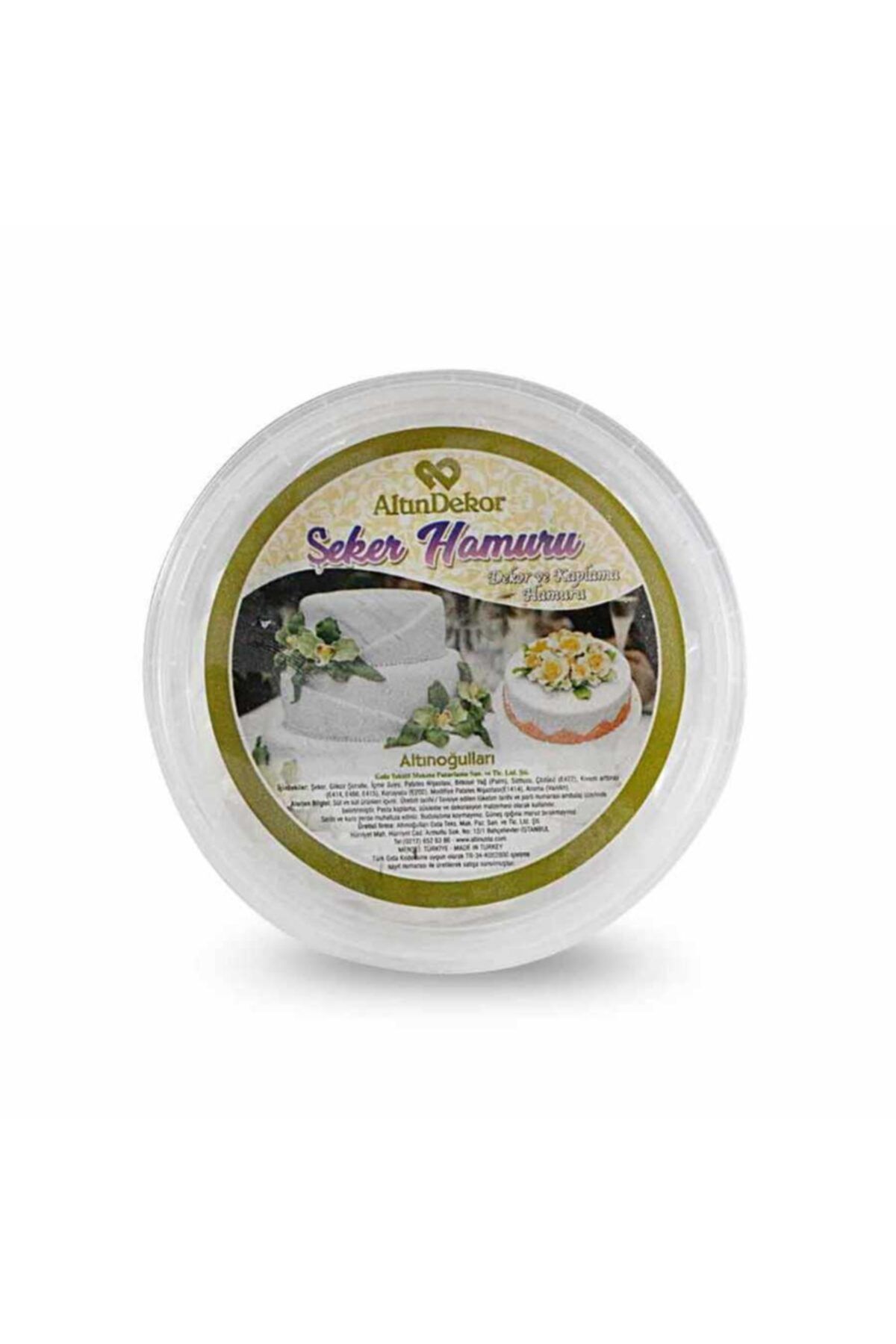Altındekor 200 GR ALTIN USTA ŞEKER HAMURU BEYAZ