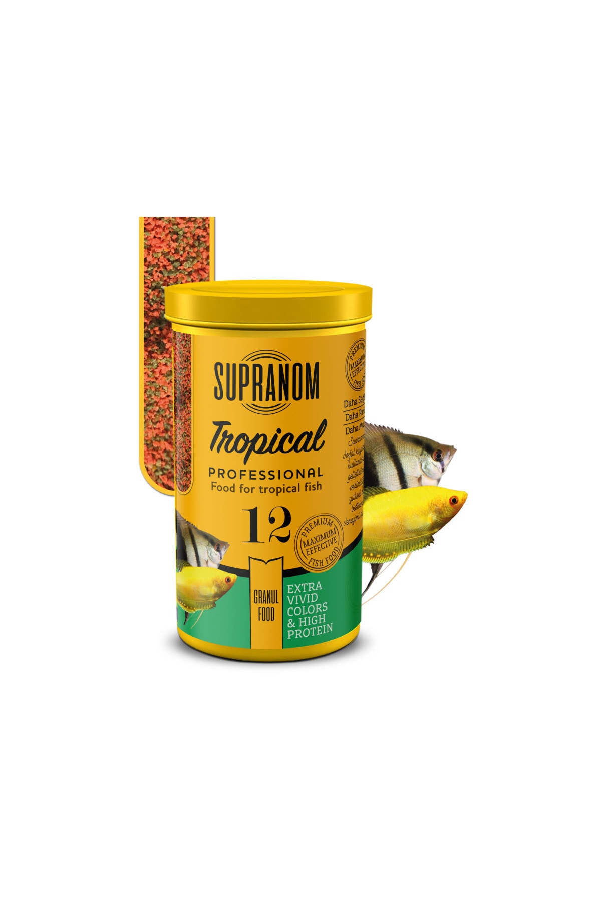 Supranom Tropical Balık Yemi Granul Food 250ml (12)