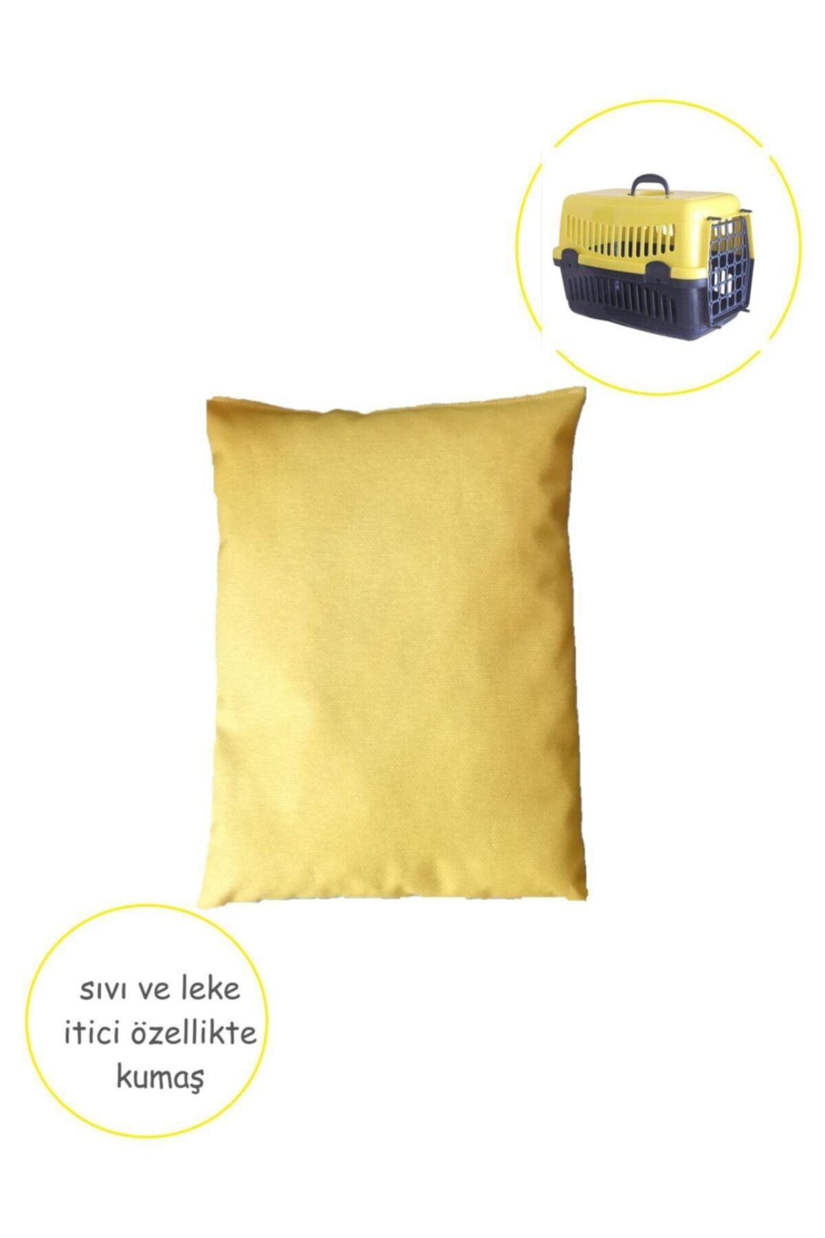 MYPETTOYS Kedi Köpek Taşıma Çantası Minderi Sarı 28x40cm