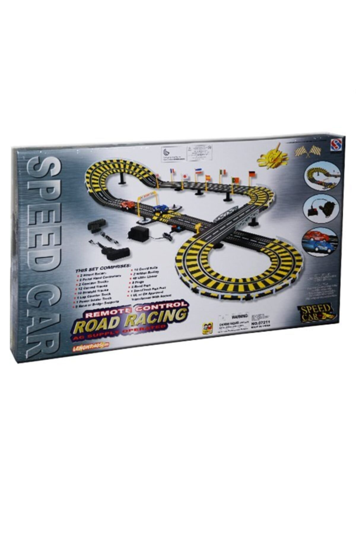 CAN OYUNCAK Speedcar Kumandalı Yarış Pist Oyun Seti