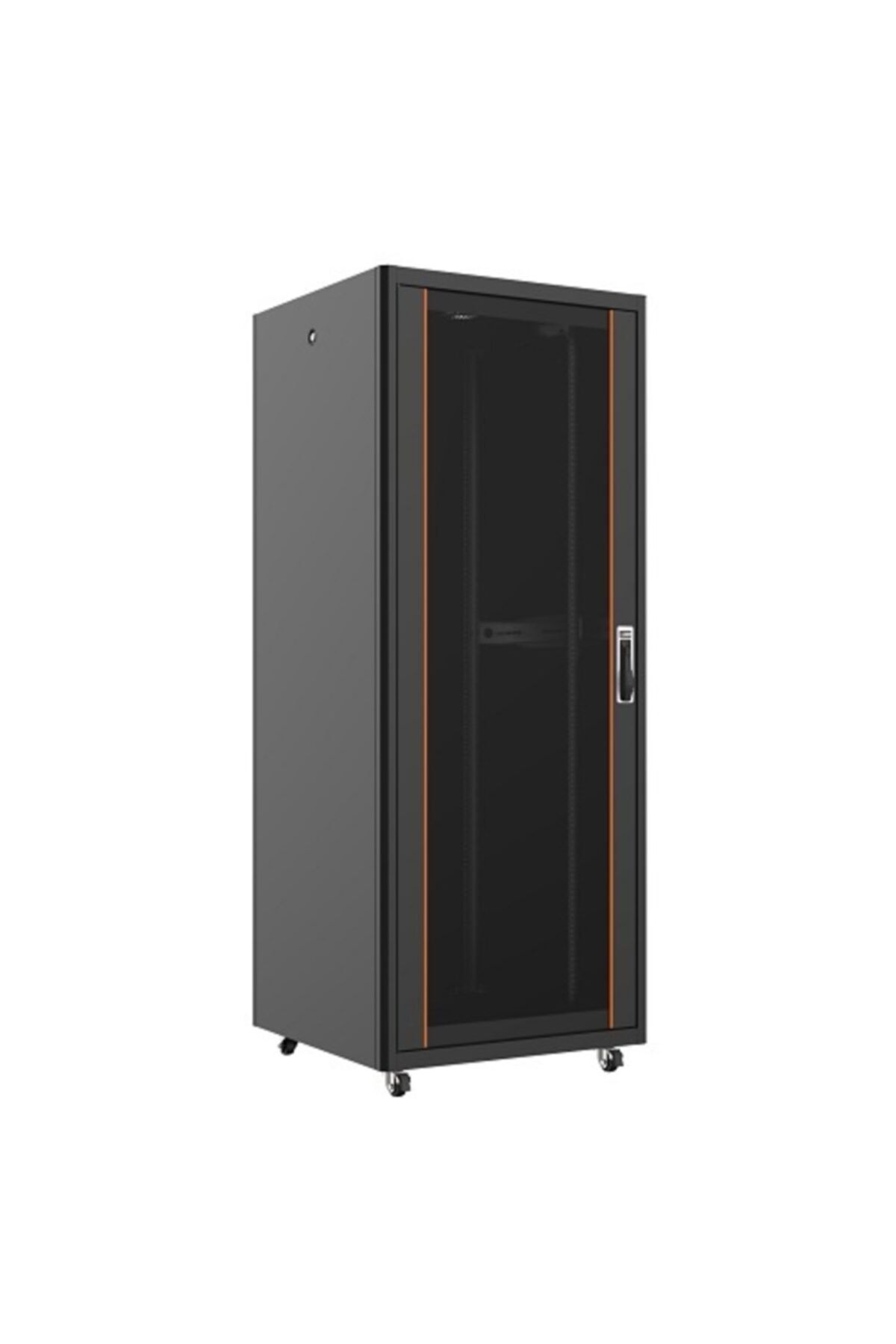 ULUSAL Ager 42u 800x800mm Dikili Tip Siyah Kabinet Vega Ag-vb42u8080s1 Cam Kapak