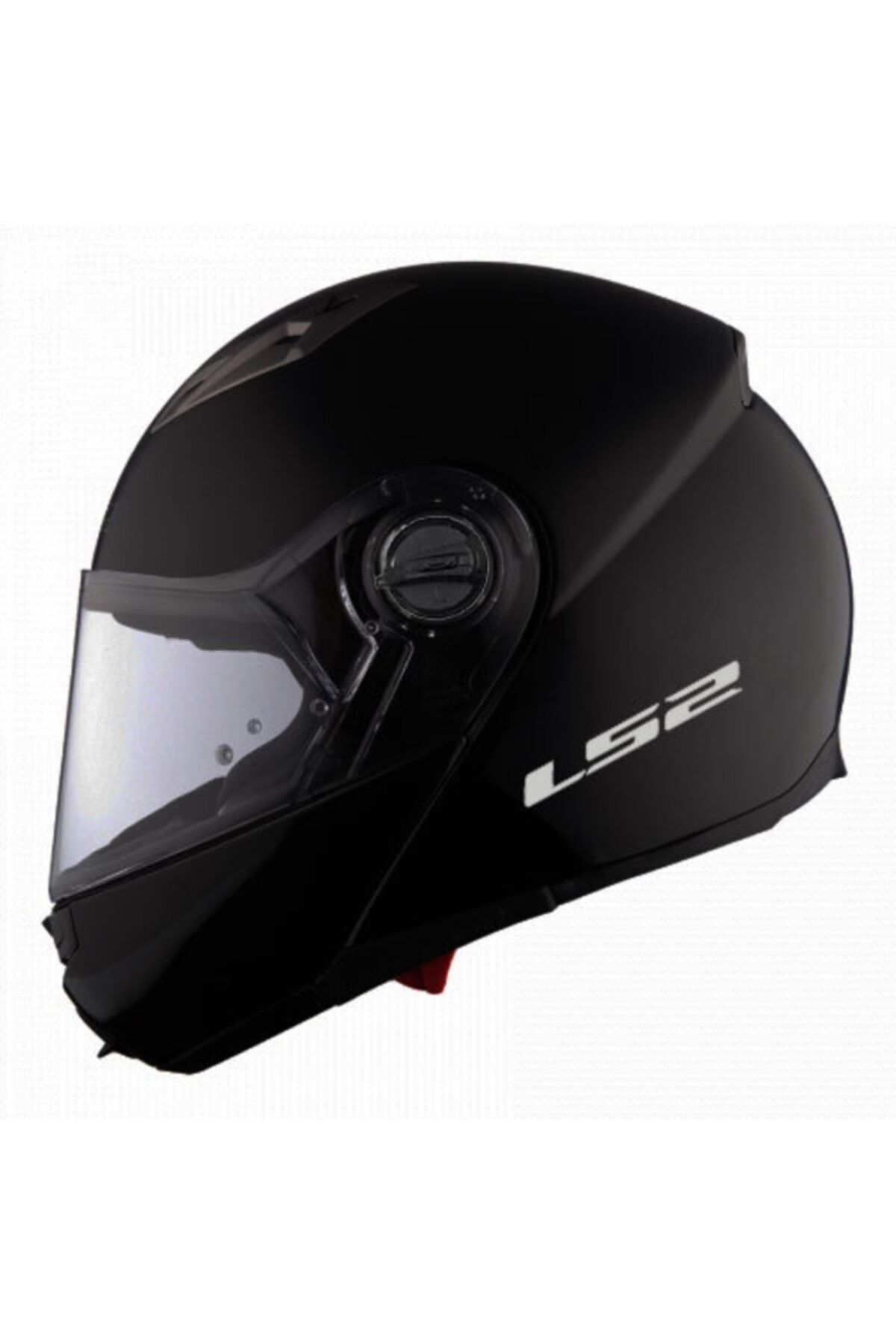 LS2 Mat Siyah Guronı Çene Açılır  Kask