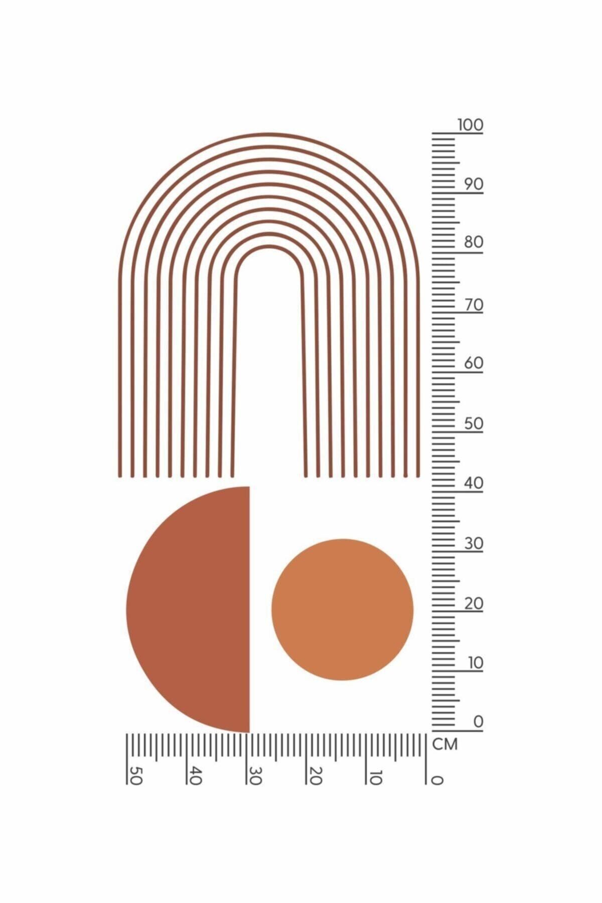 KT Decor Bohem Renk Blokları Duvar Stickerı