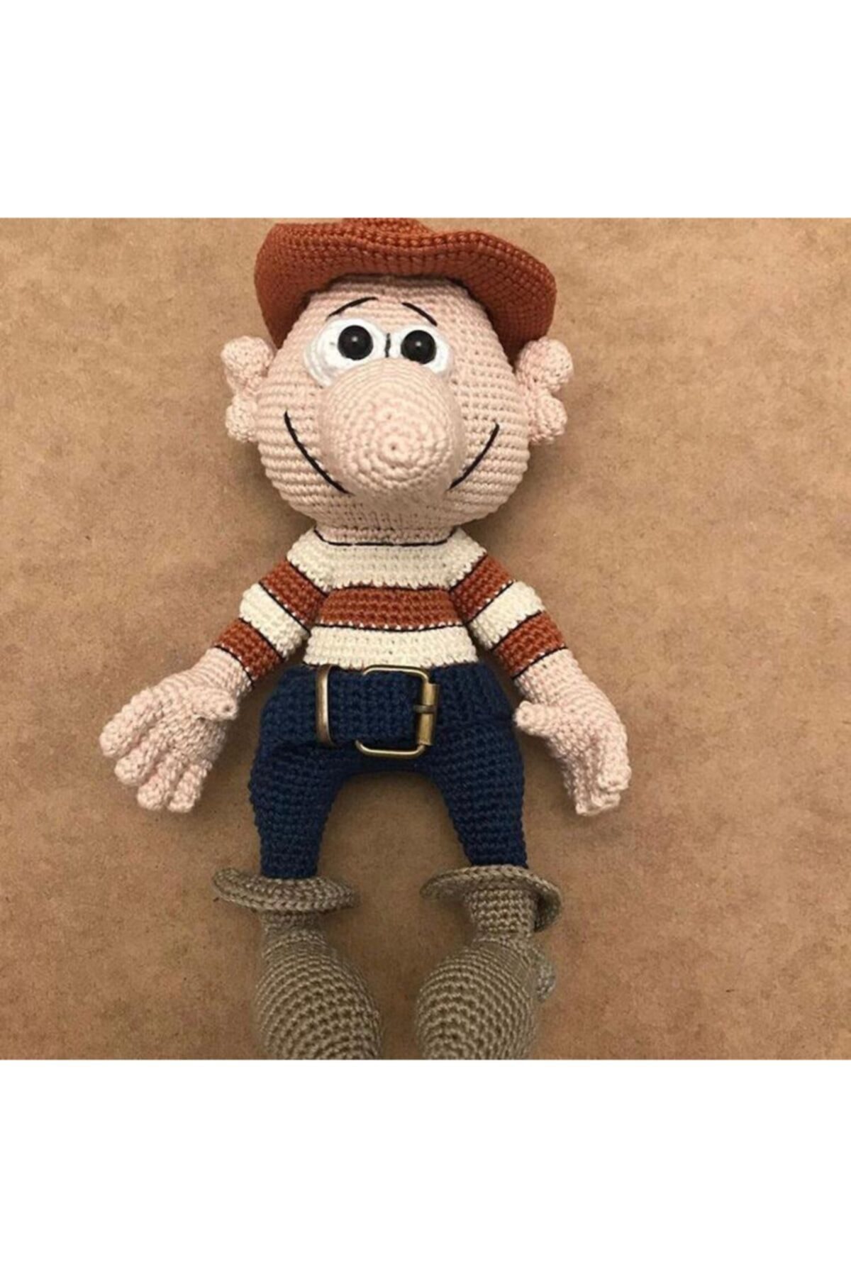 TREND MIX Kovboy Organik El Örgüsü Oyuncak Amigurumi