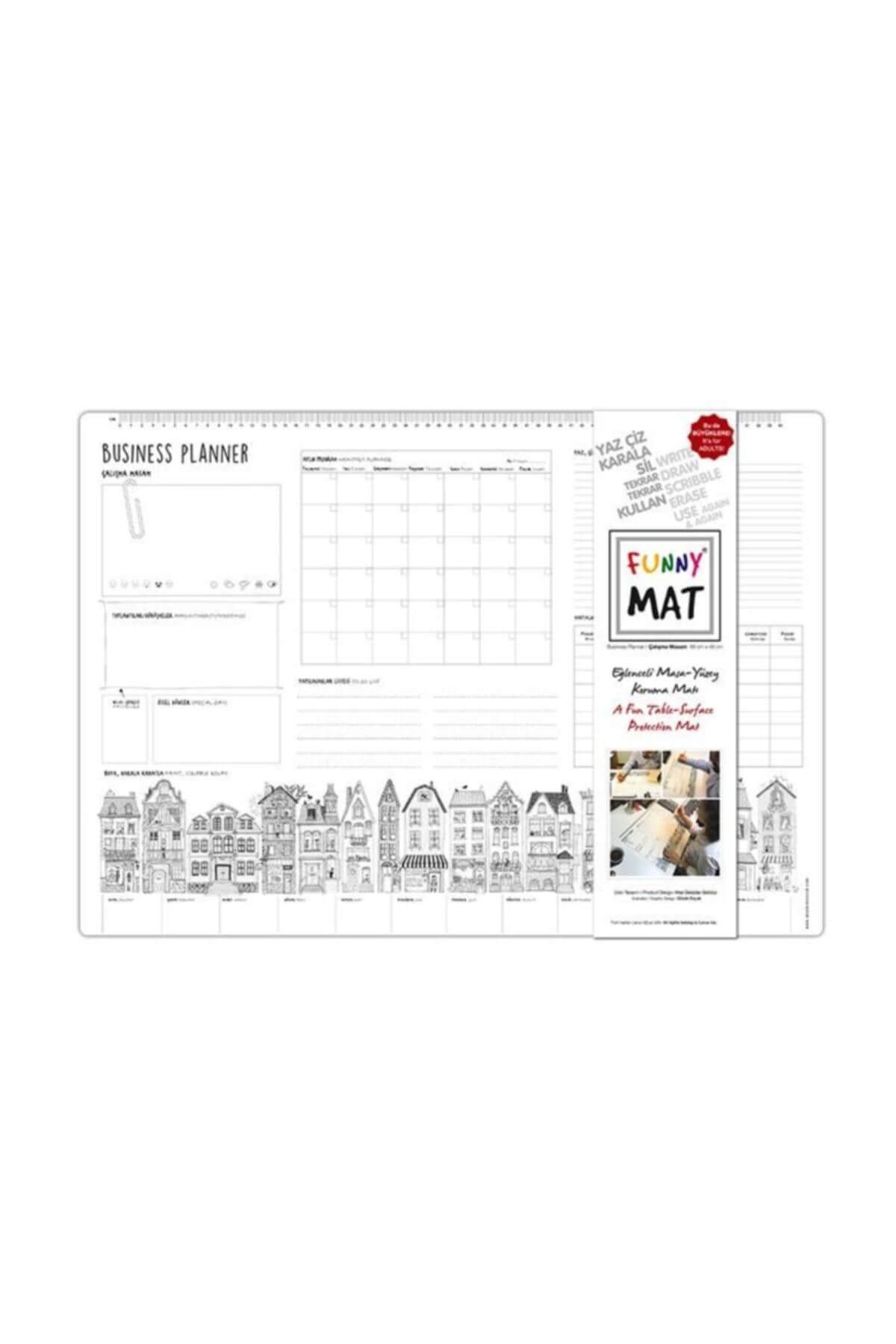 Akademi Çocuk Funny Mat Business Planner 68x45 cm.