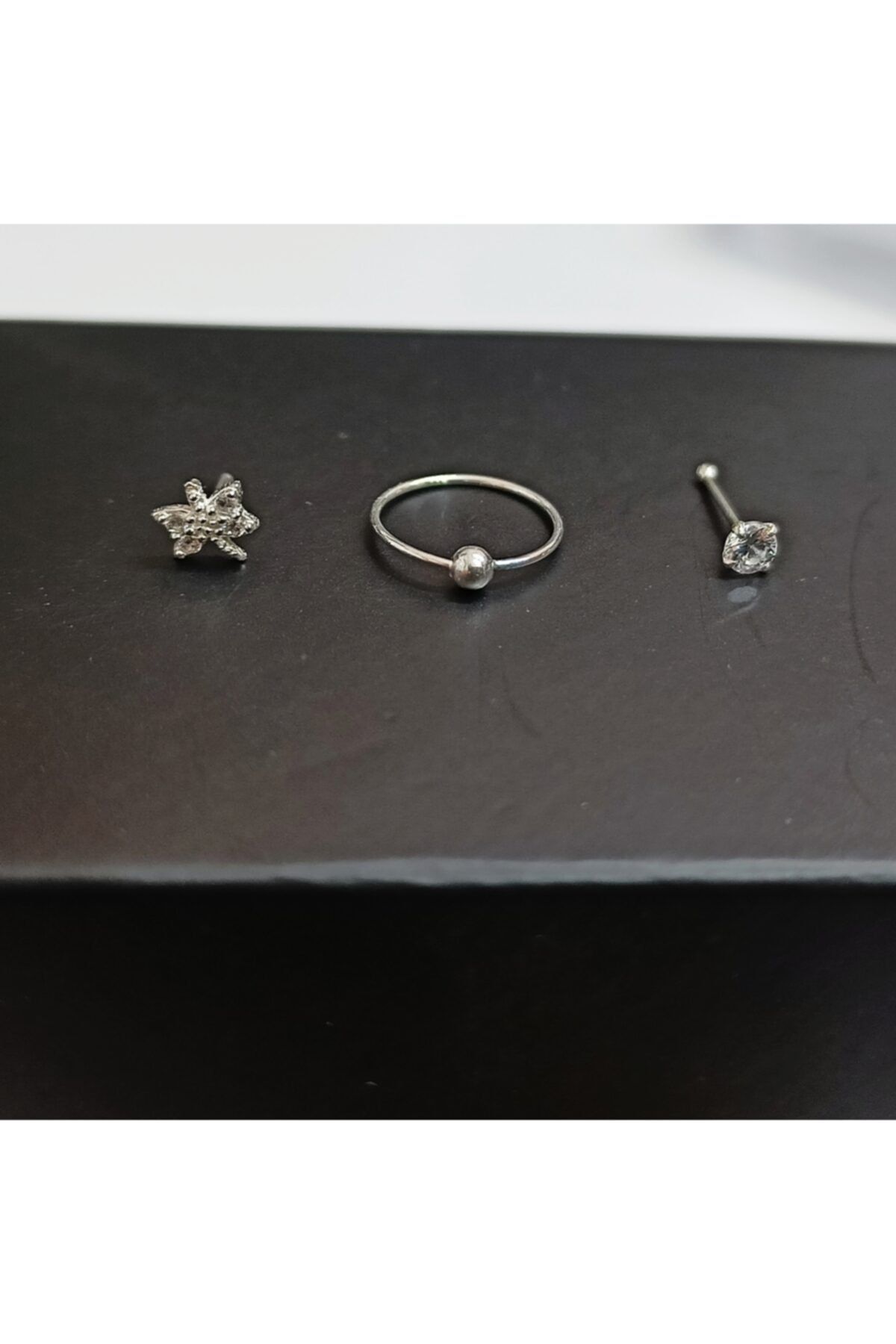 TakıConcept 925 Ayar Zirkon Taşlı Üçlü Gümüş Hızma Set