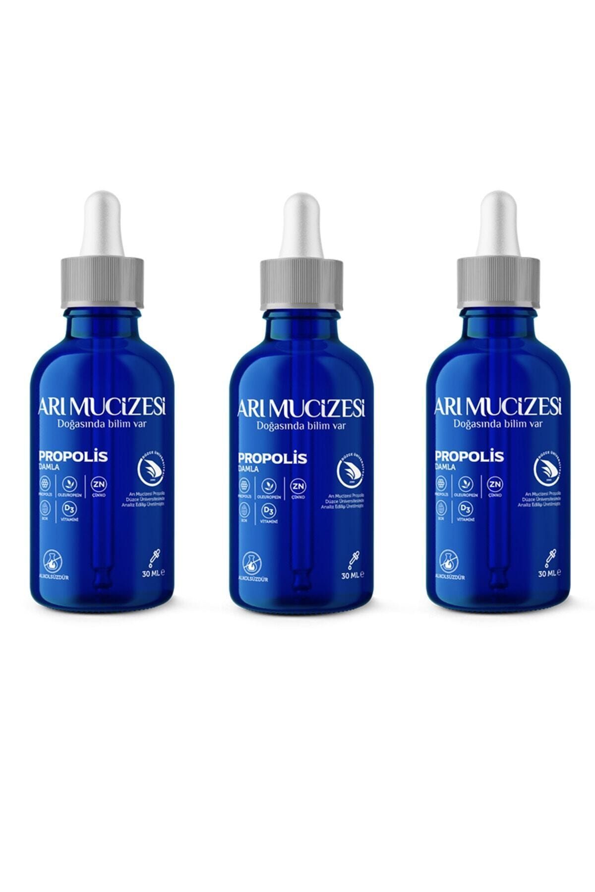 Arı Mucizesi Propolis Damla 3x30 ml 3 Adet