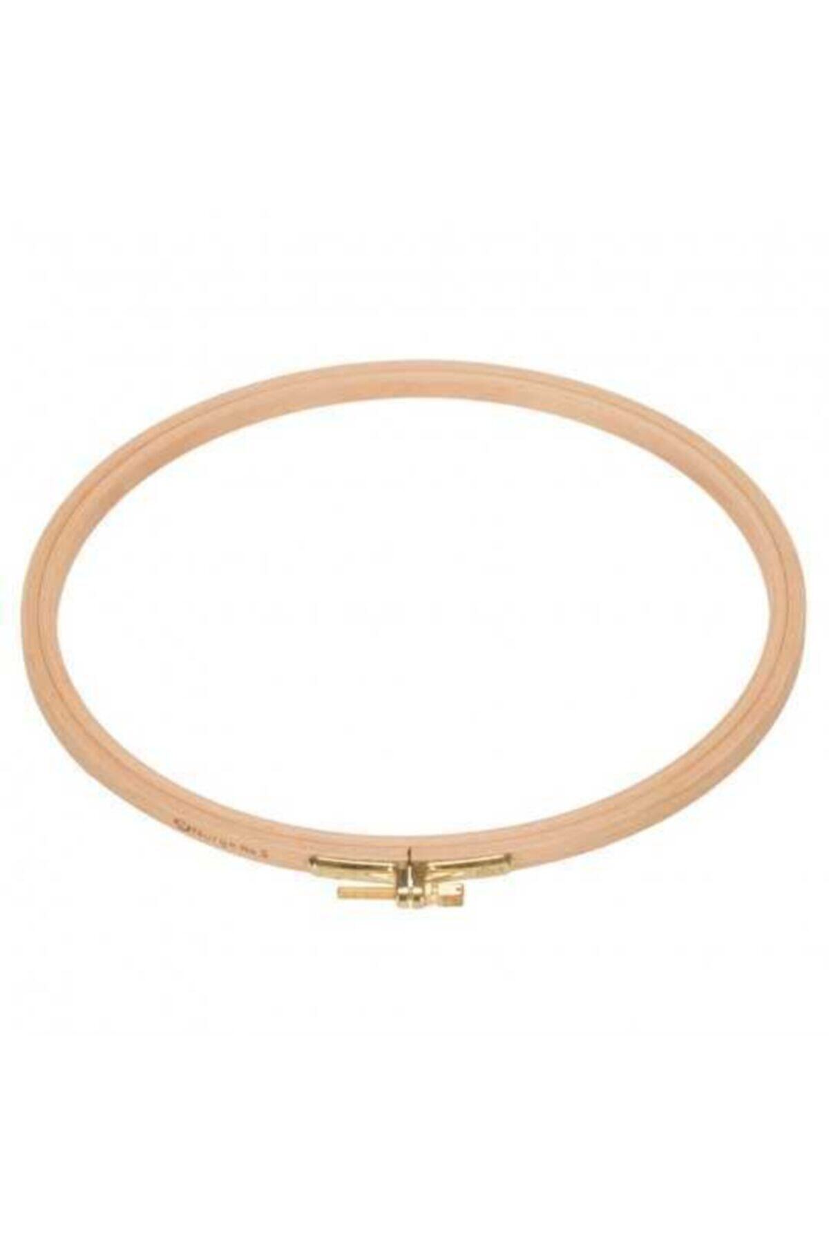 Nurge Vidalı Ahşap El Nakış Kasnağı No:4 (19 Cm)
