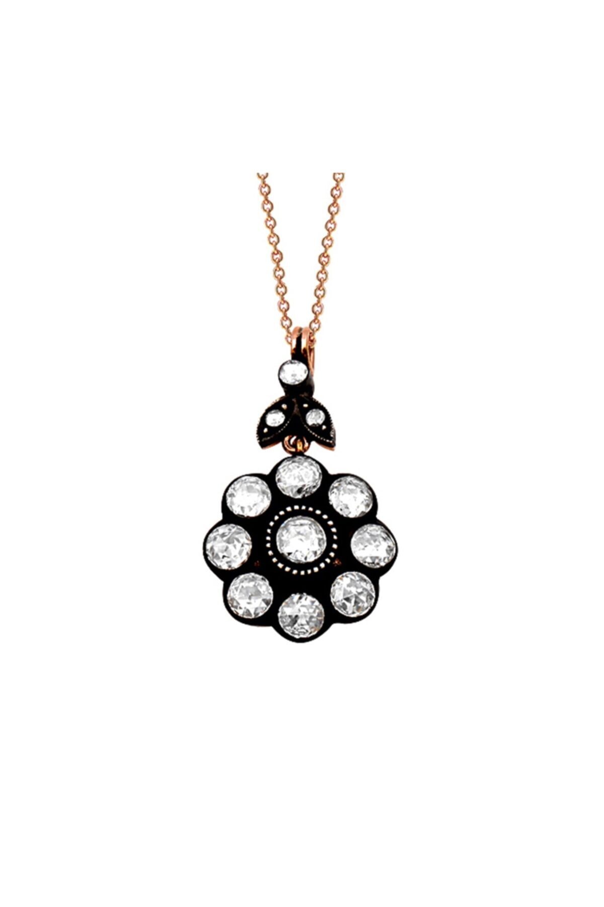 Clavis Jewelry Elmas Taşlı Kolye