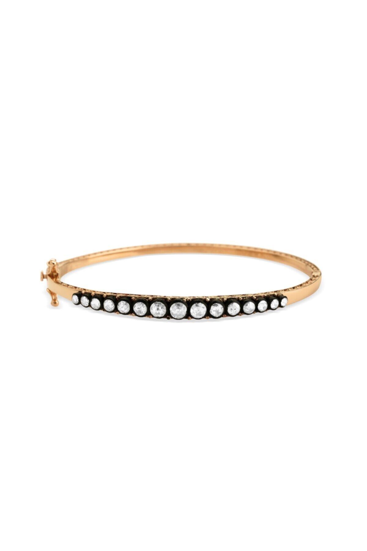 Clavis Jewelry Kadın Beyaz Elmas Taşlı Bilezik blz0856