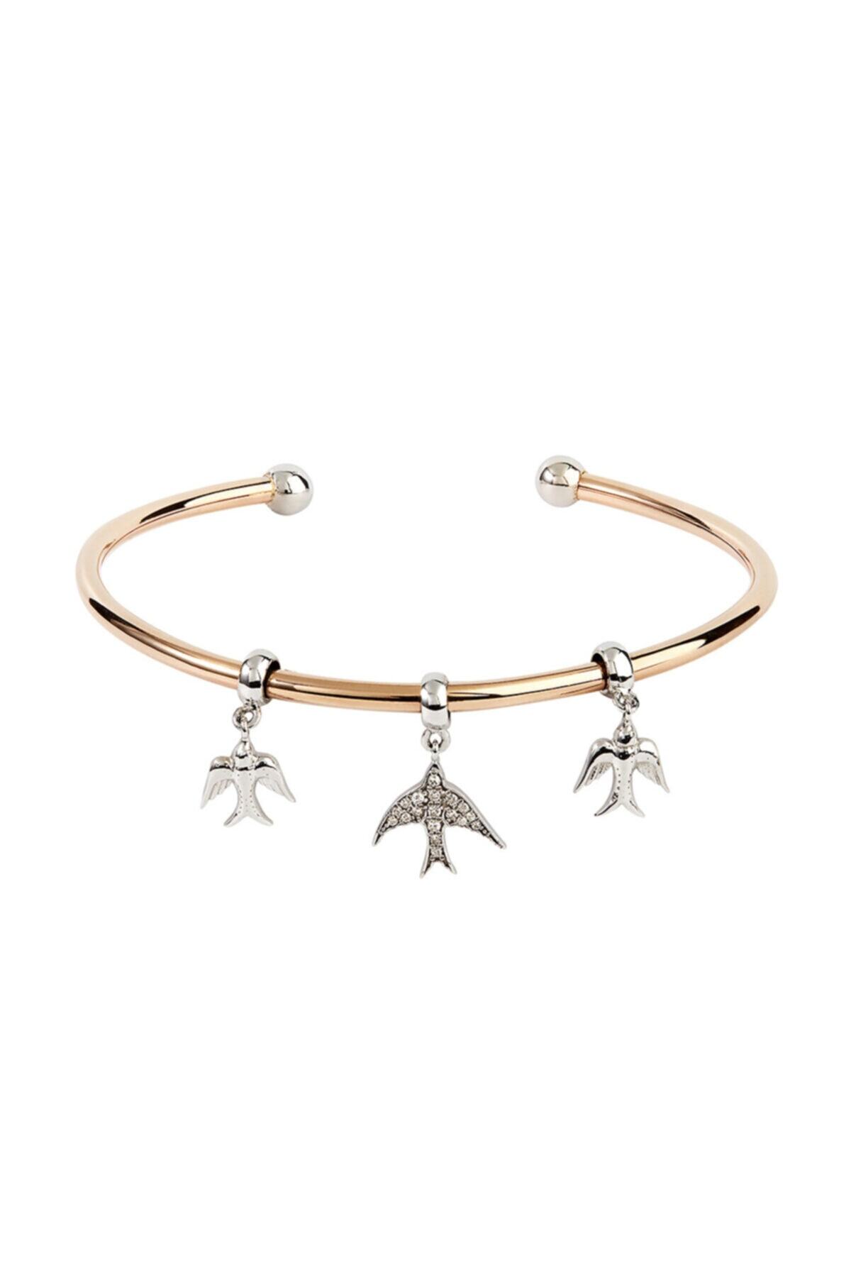 Clavis Jewelry Kadın Beyaz Charmlı Bileklik clz0913