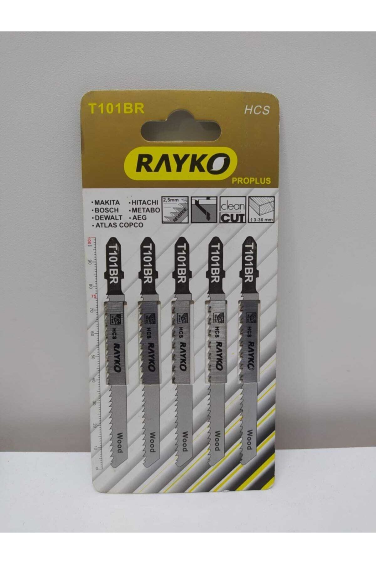Rayko Dekupaj Bıçağı Ahşap T101br 5'li