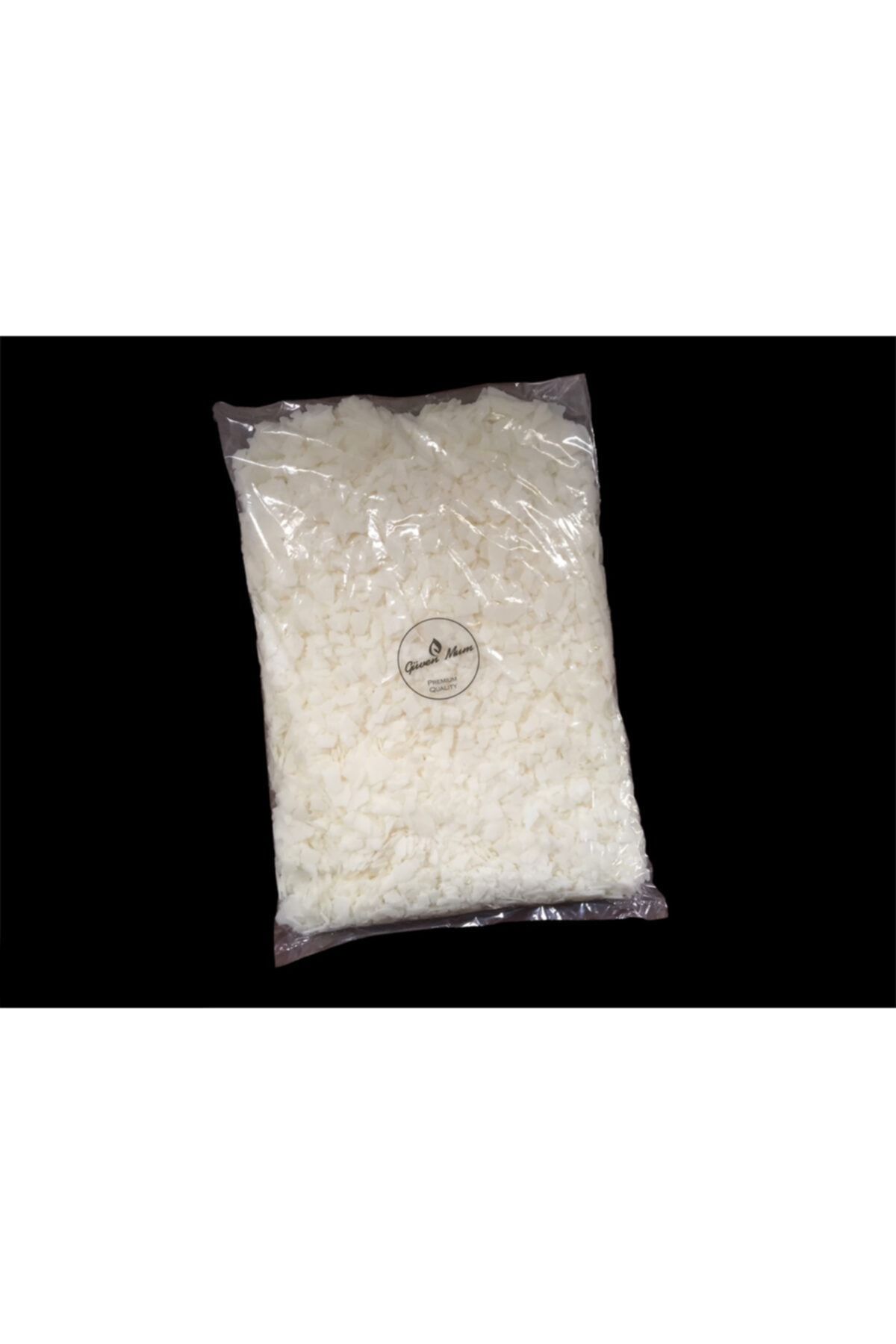 Güven Mum Soya Mum Yapma Seti (1 Kg Soya Parafini + 1 Mt Mumlu Fitil + 25 Adet Çıt Çıt)