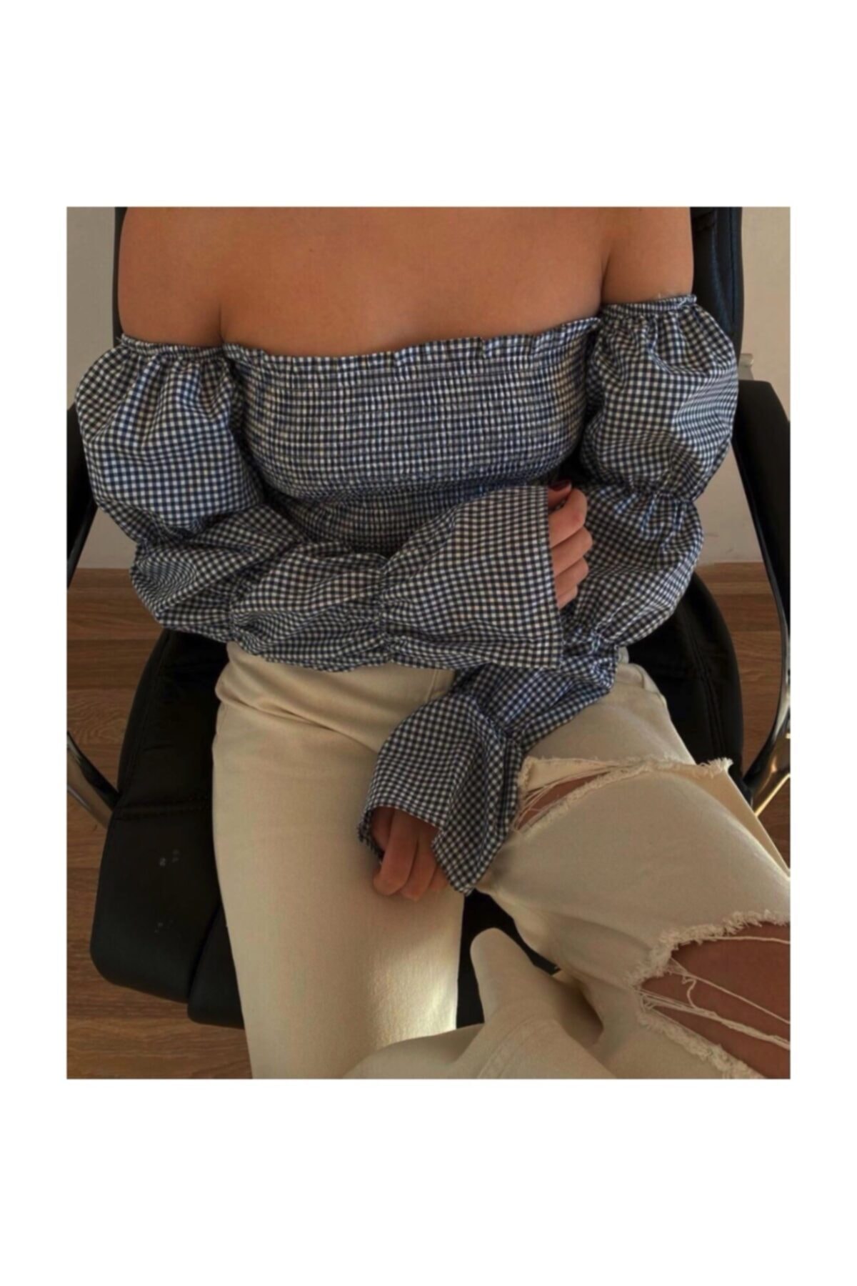 Miubaa Butik Kareli Straplez Büstiyer