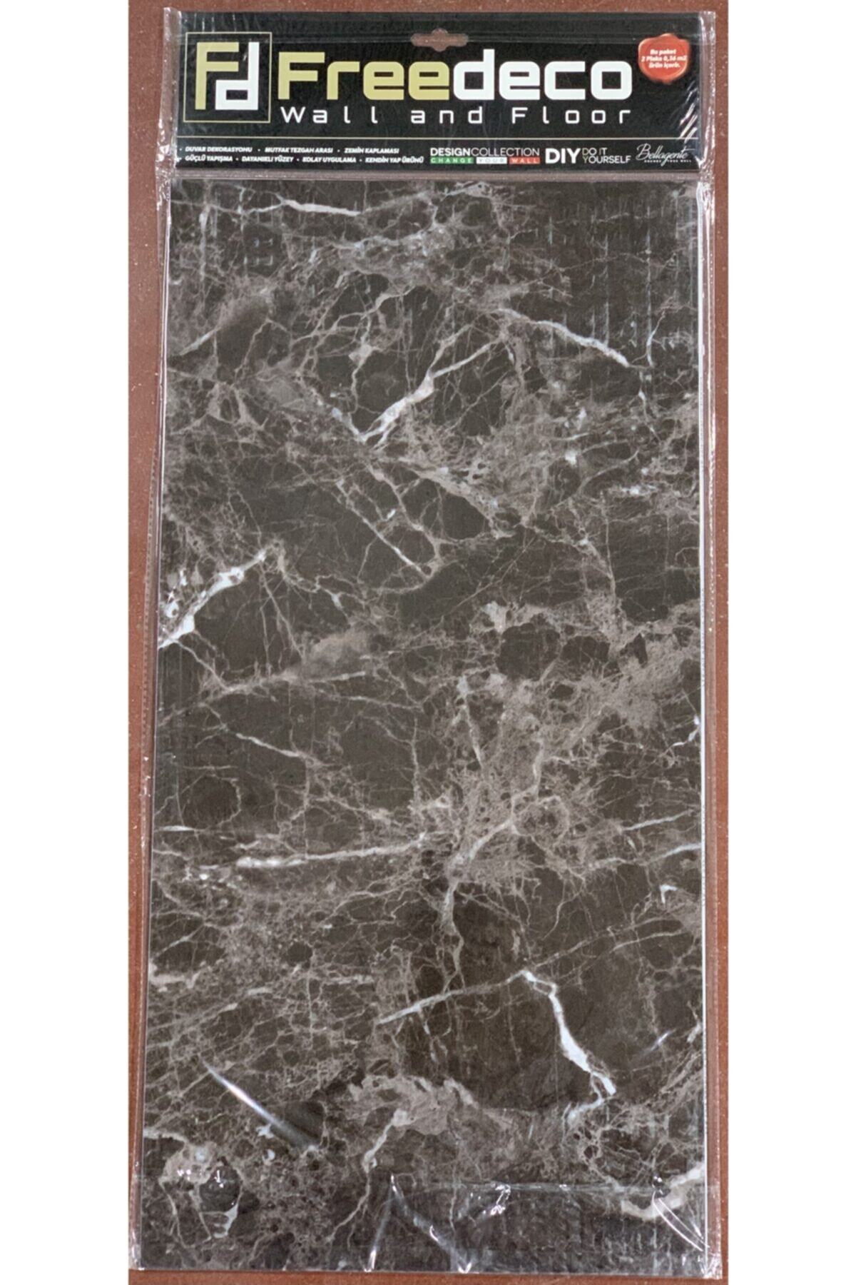 Bellagente Freedeco Kendinden Yapışkanlı Duvar Zemin Pan.1 Pak.(2ad)30x60cm 0,18mm(0,36m2)kahverengi
