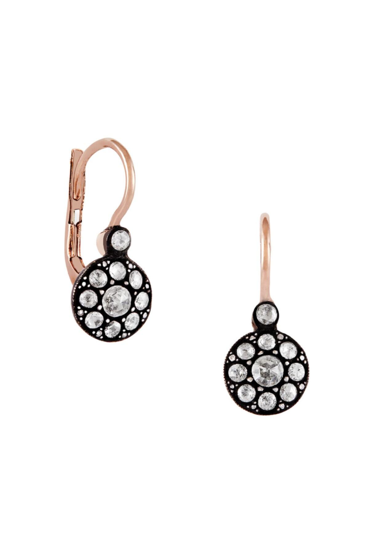 Clavis Jewelry Elmas ve Pırlanta Taşlı Divanhane Küpe