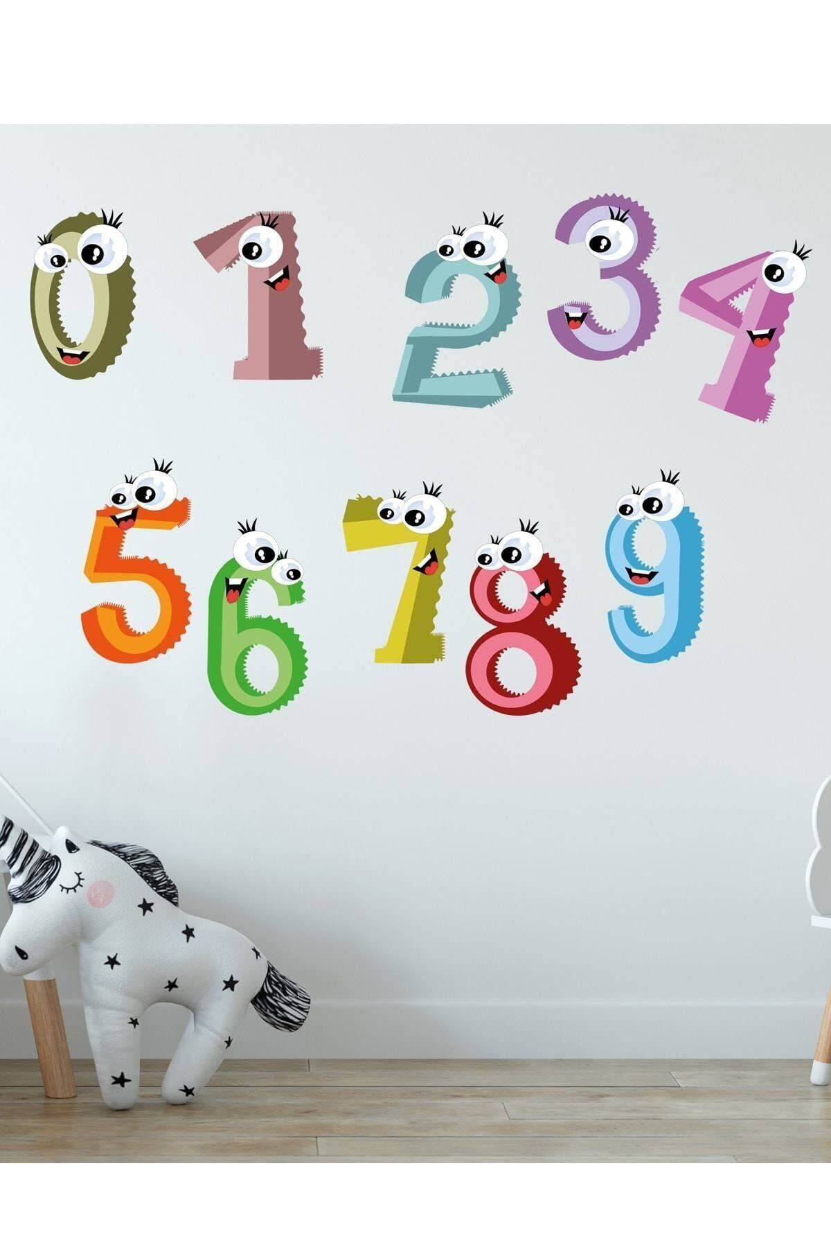 KT Decor Eğitici Rakamlar Serisi Duvar Sticker
