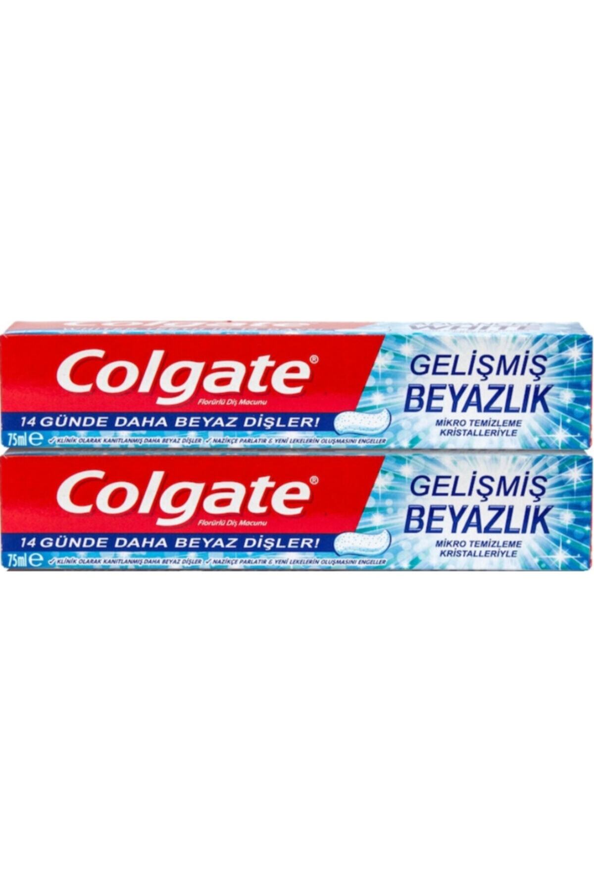 Colgate Gelişmiş Beyazlık Beyazlatıcı Diş Macunu 75ml 2 Adet