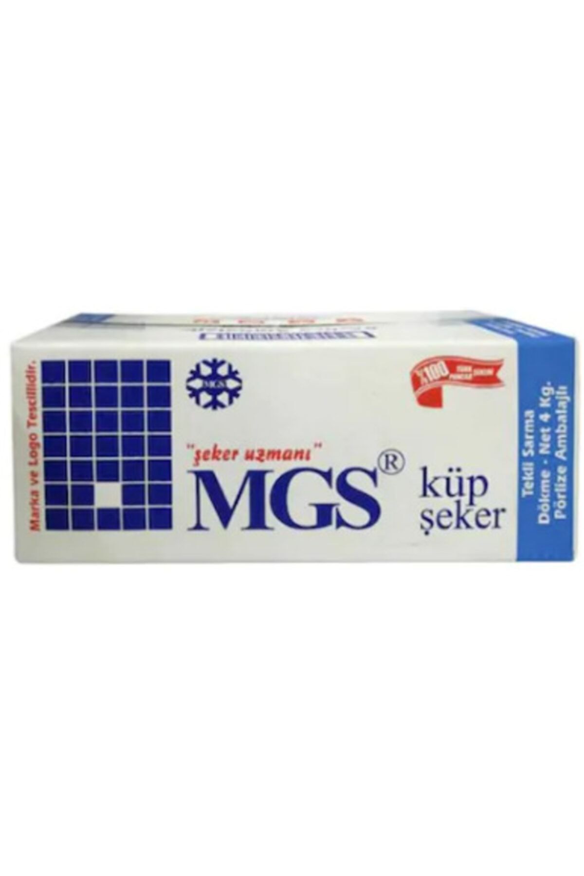 Mgs Tek Sargılı Küp Şeker 4kg