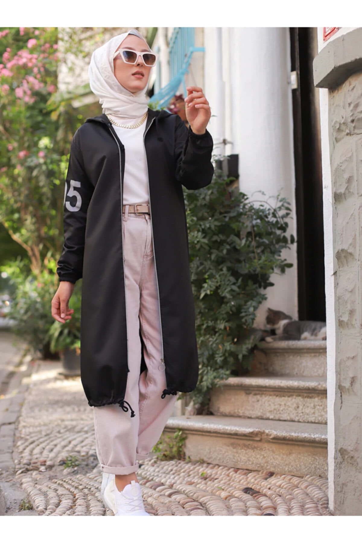 TOFİSA Kapüşonlu Spor  Pardesü