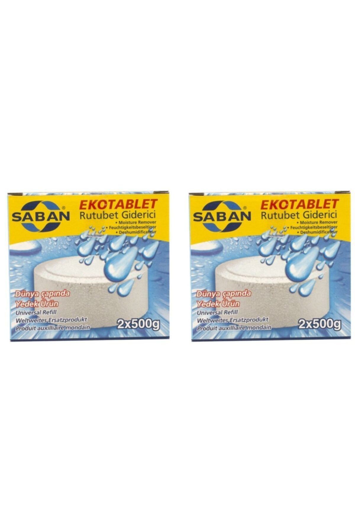 Saban Nem Alıcı Rutubet Giderici Yedek Tablet 2'li 2 X 500 Gram Natural