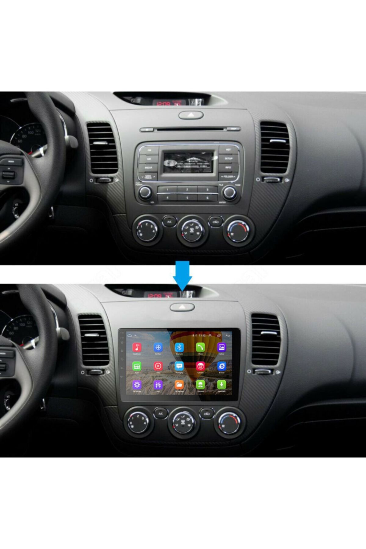 demirusta Kia Cerato 2015-2020 2gb Ram Android Navigasyon Usb Bt Kamera
