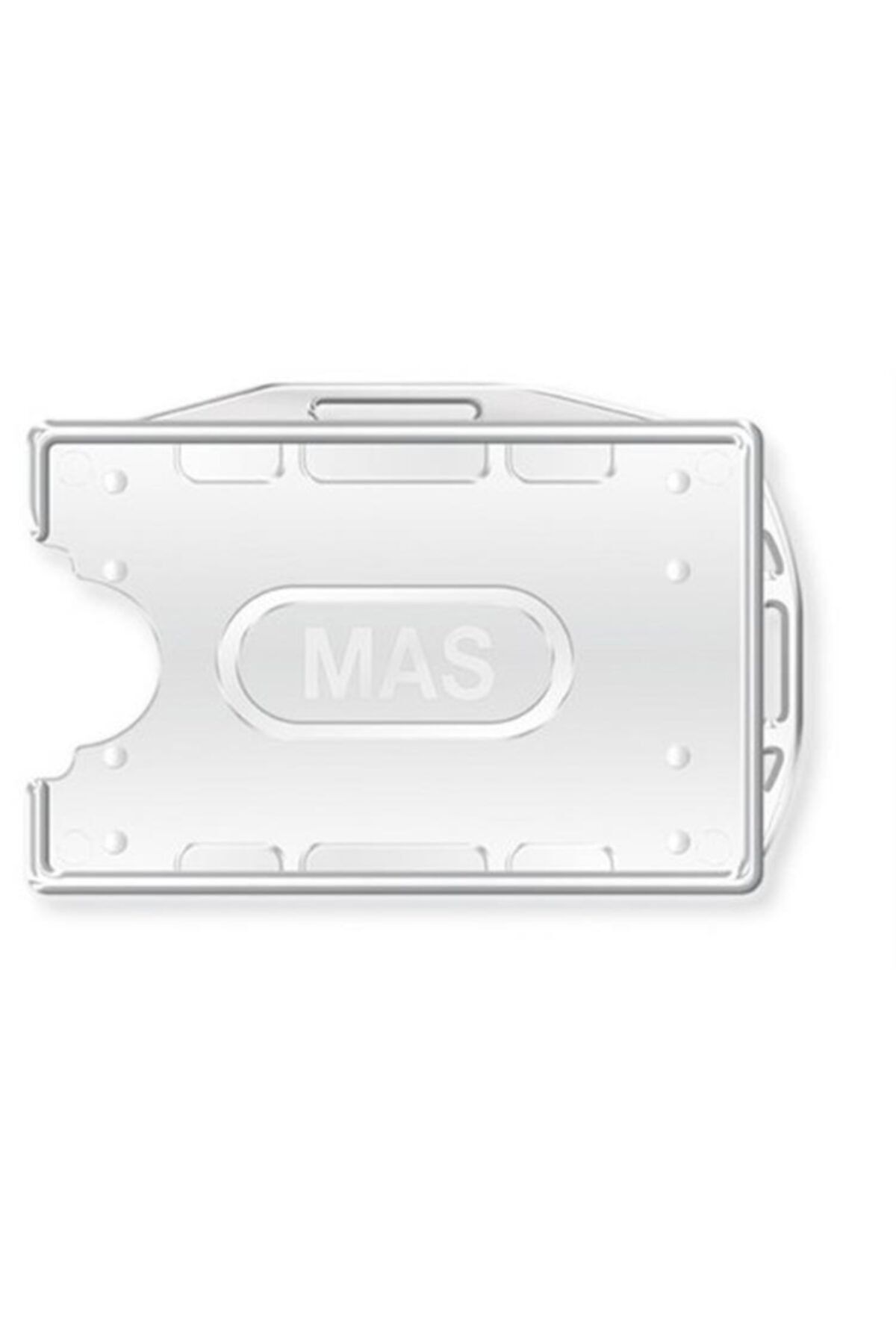 Mas 3524 54x86 Çift Yüz Plastik Yatay Muhafaza Kabı Şeffaf