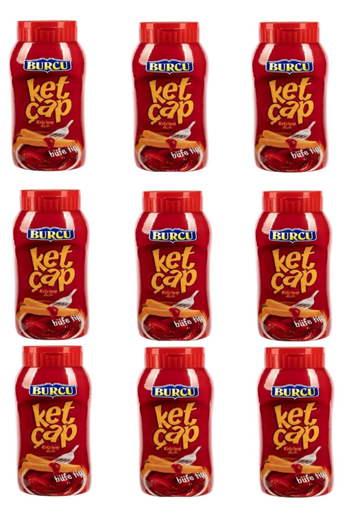 BURCU Ketçap Acı 650 G X 9 Adet