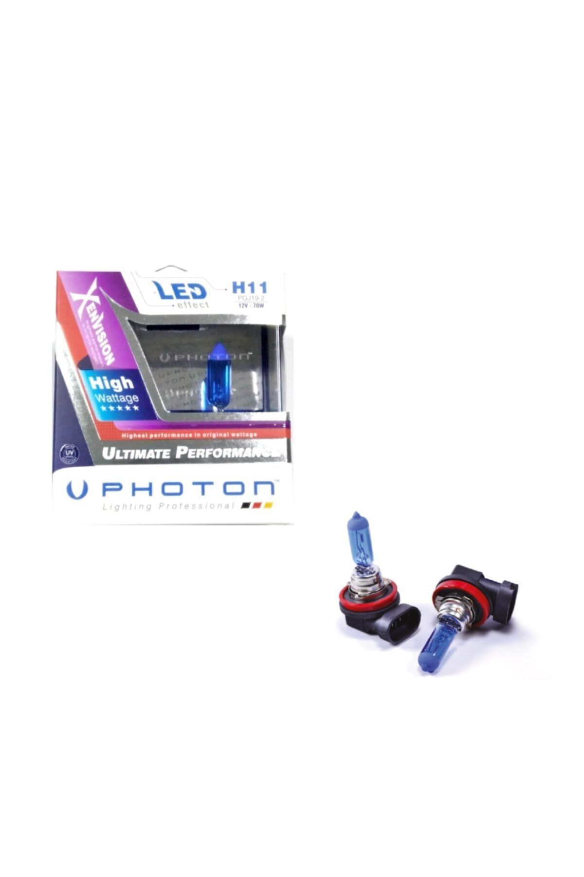 Photon H11 Beyaz Işık Far Ampulü 70watt Hıgh Wattage Led Effect