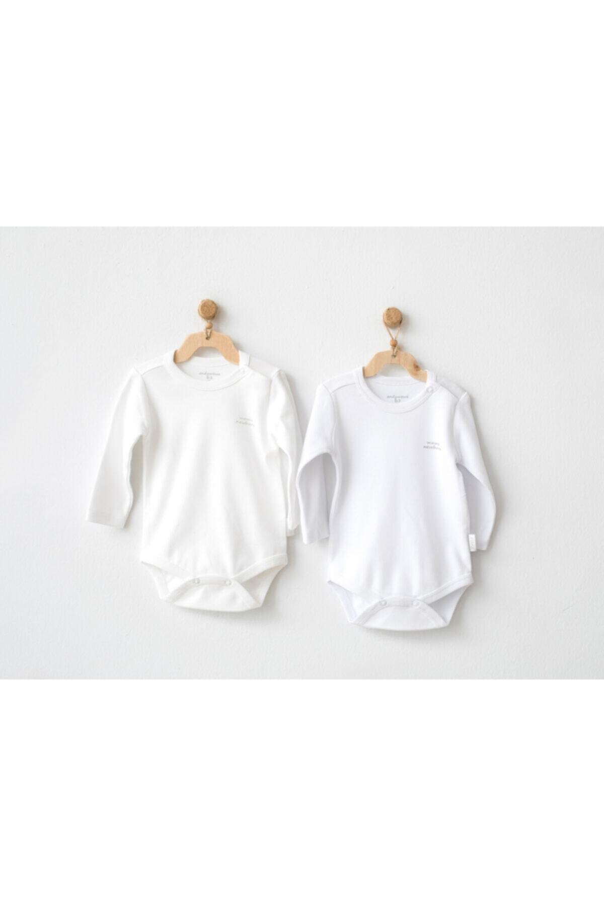 andywawa Bebek Body 2 Pcs Body Long Sleeve Basıc