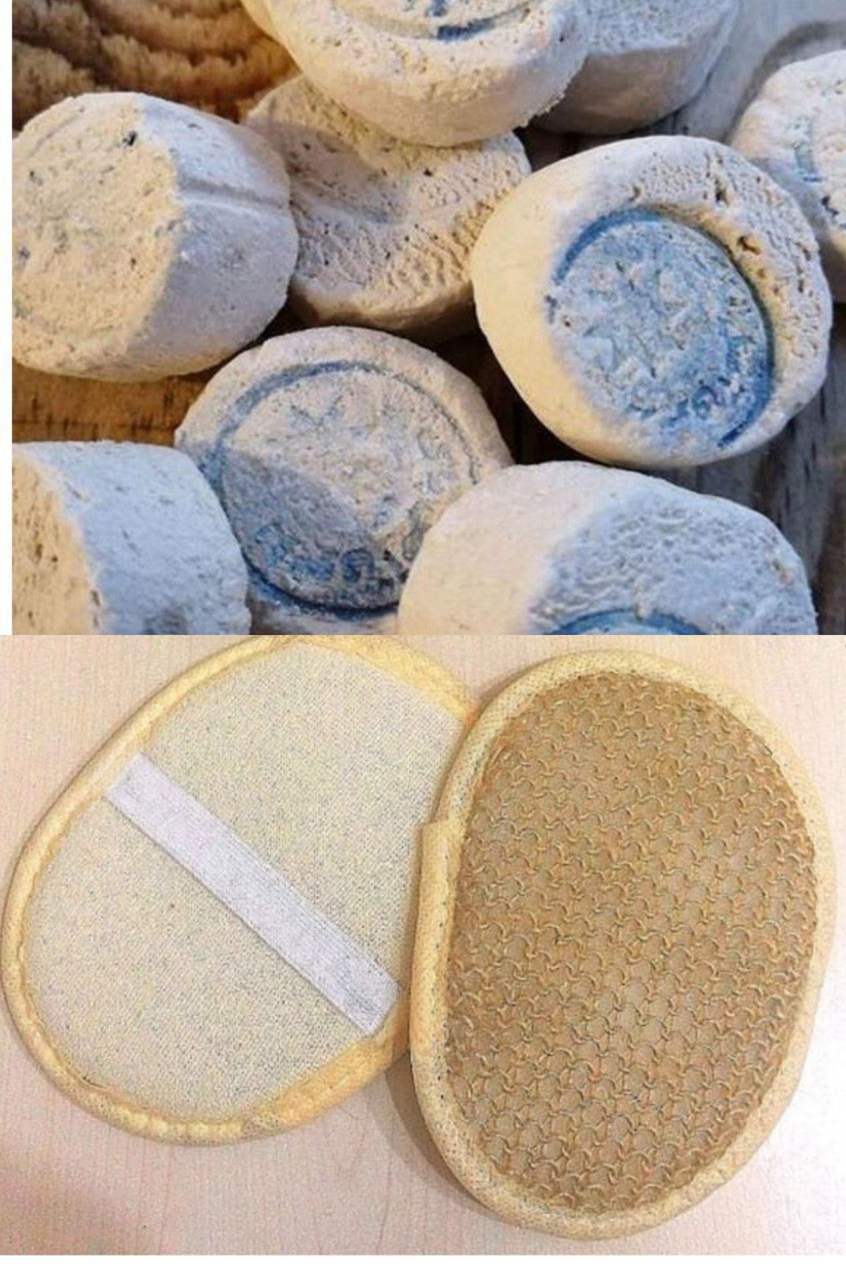 Yayke 6 Adet Güzellik Taşı Mühürlü Doğal Peeling Banyo Hamam Kesesi