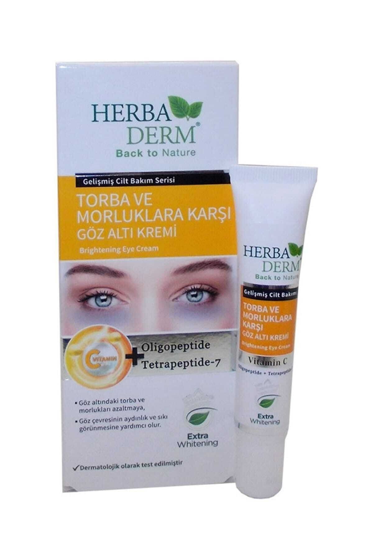 herbaderm goz alti torba ve morluklarina karsi krem 15ml fiyati yorumlari trendyol