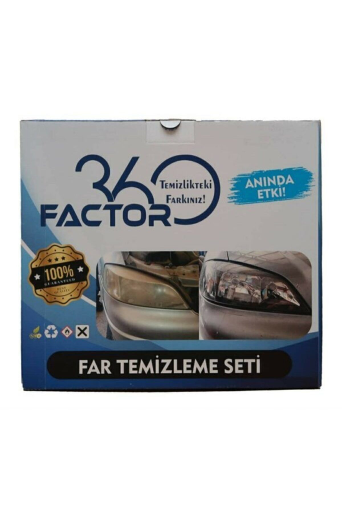Factor360 Far Temizleme ve Parlatma Seti