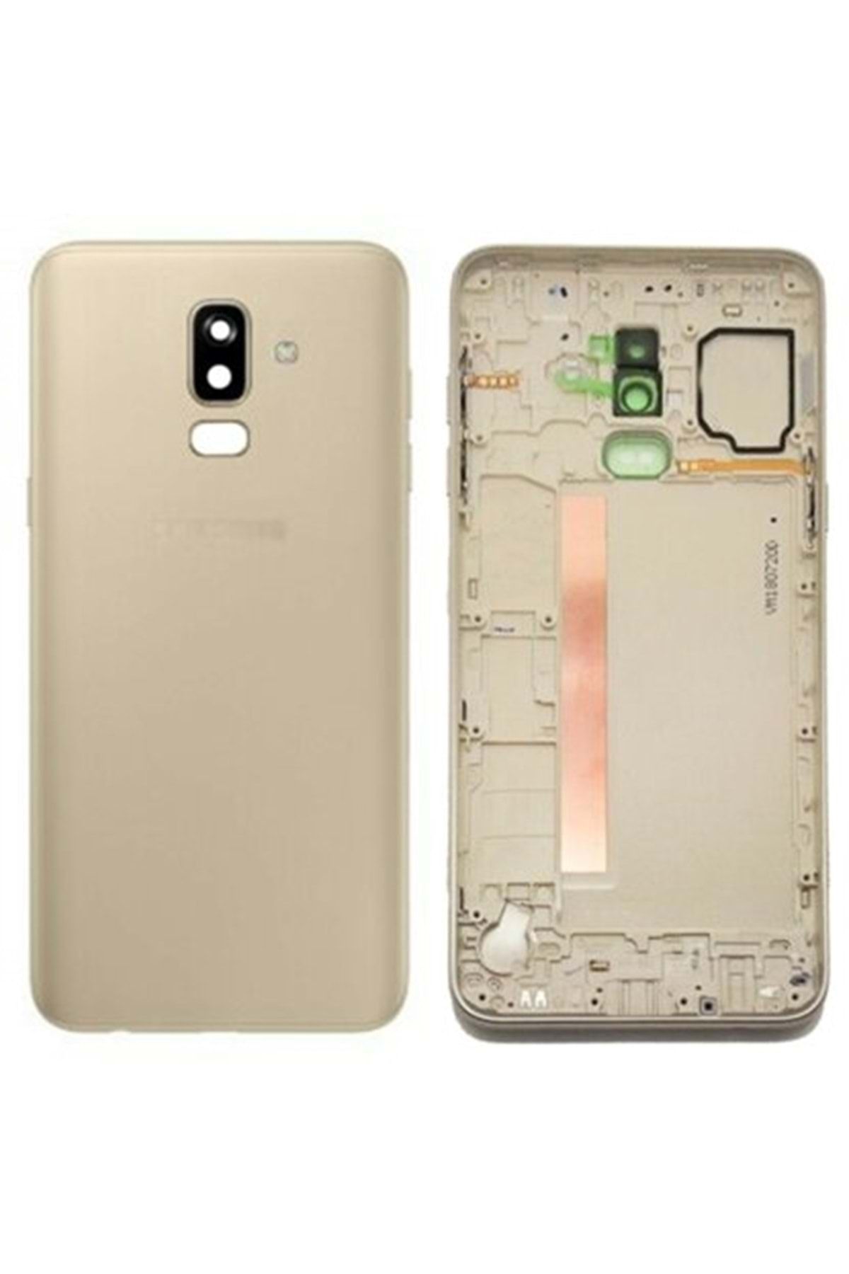 Tk Tech Samsung J8 J810 Siyah Arka Kapak Batarya Pil Kapağı