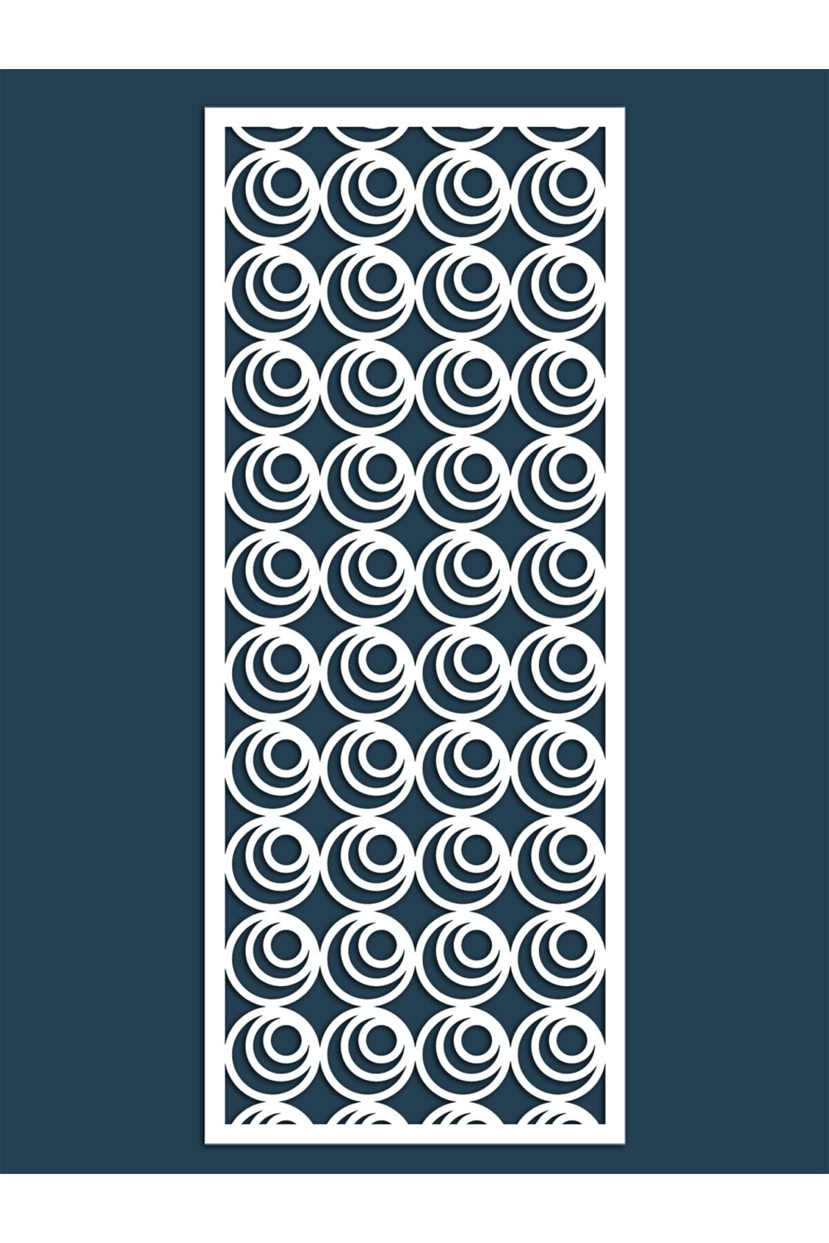 Liar Dekor Liar Ahşap Seperatör (Paravan) - KSP-35 - (10 mm) - (85 cm x 210 cm) - (Beyaz)