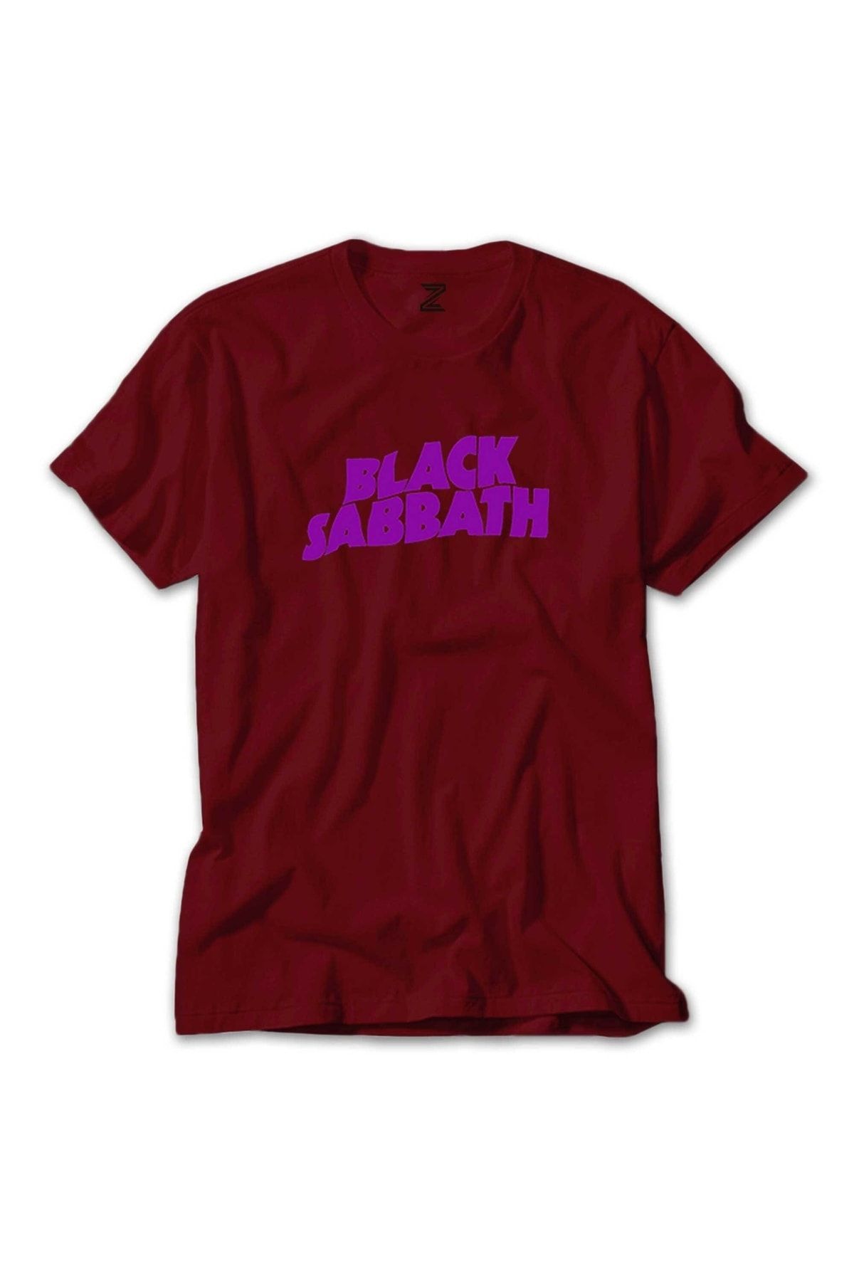 Black sabbath t shirt purple sales